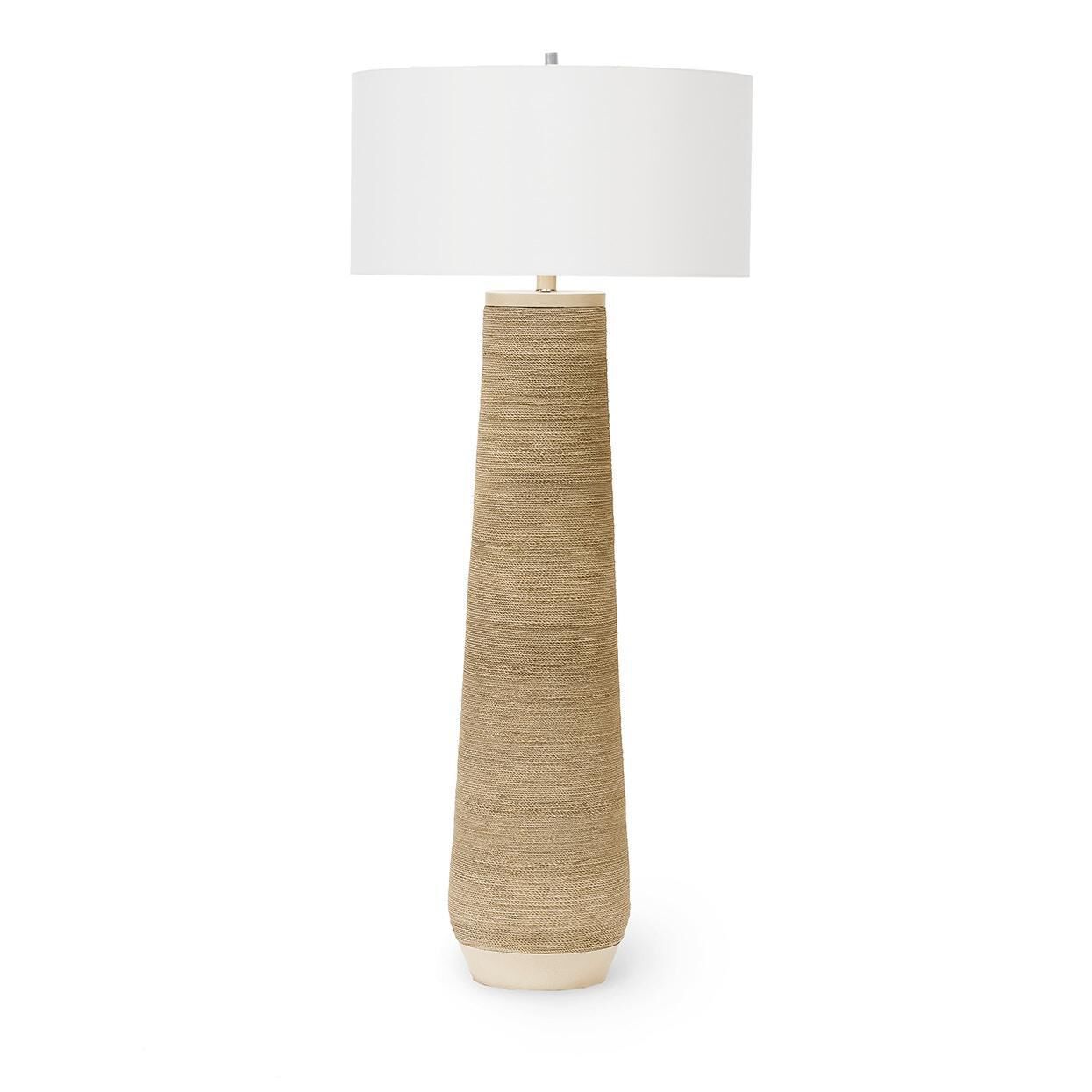 Shown in Nickel  finish and White Linen shade