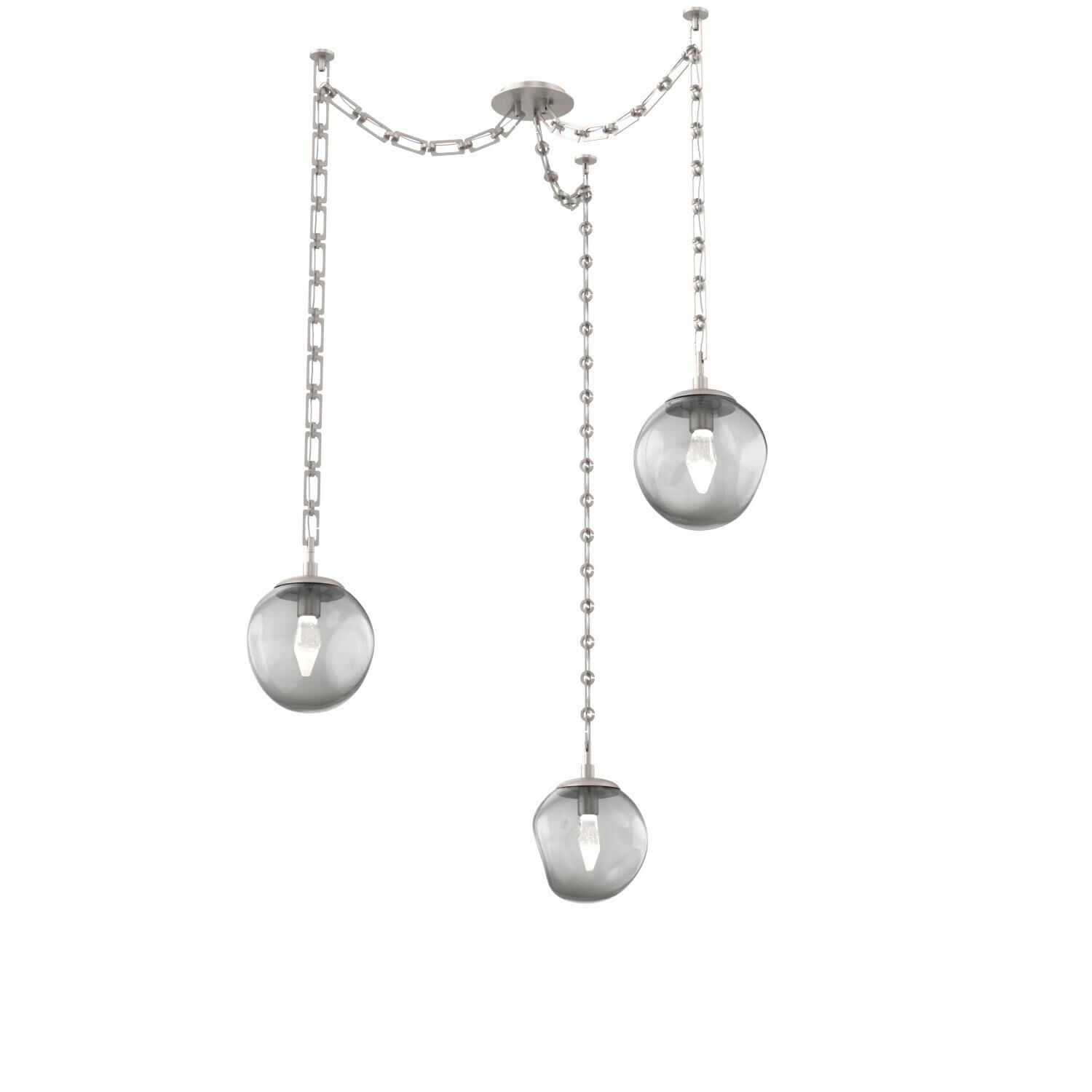 Levi Wilson Aster 19 Inch Multi Pendant Light by Hammerton Studio