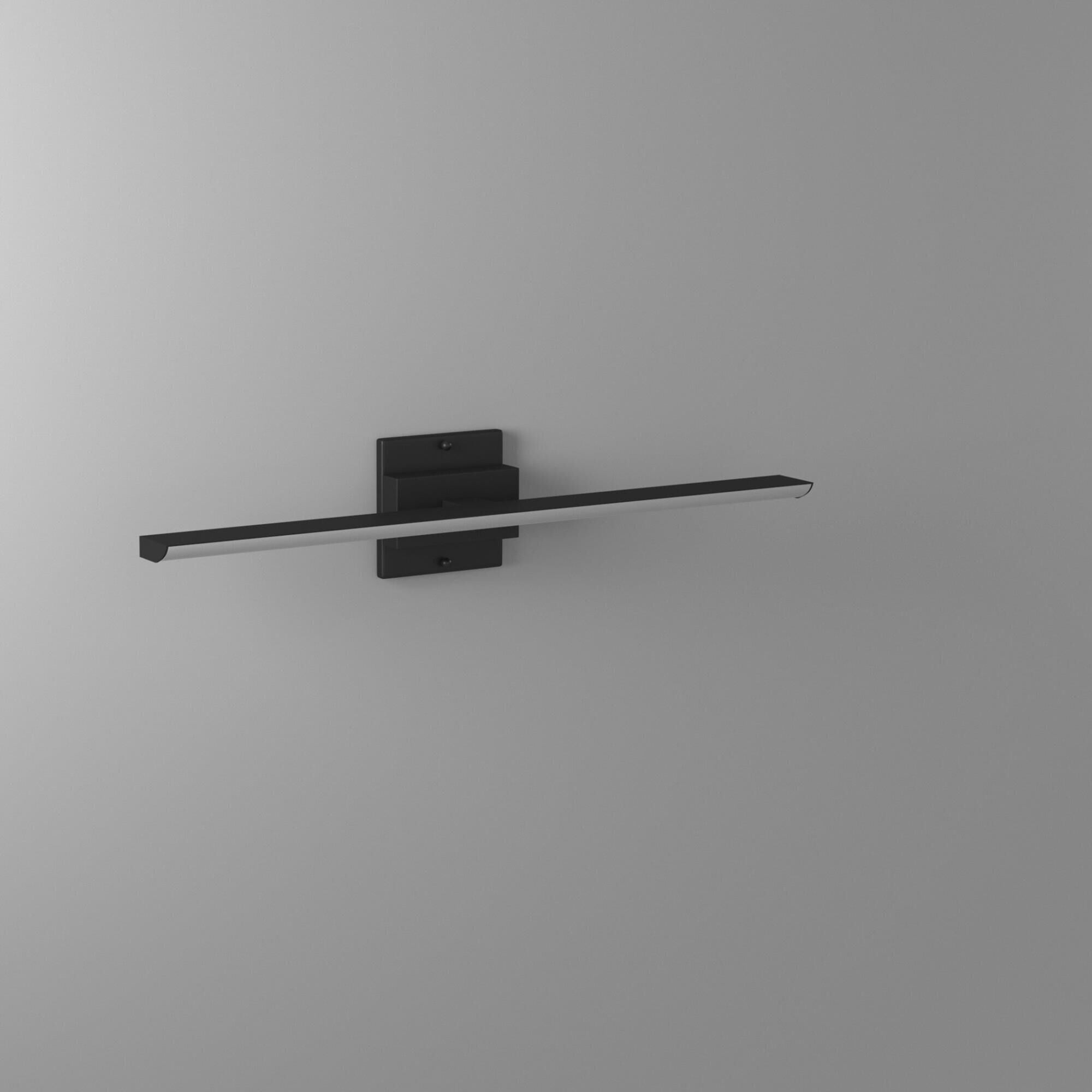 Shown in Matte Black finish and Rectangle shade