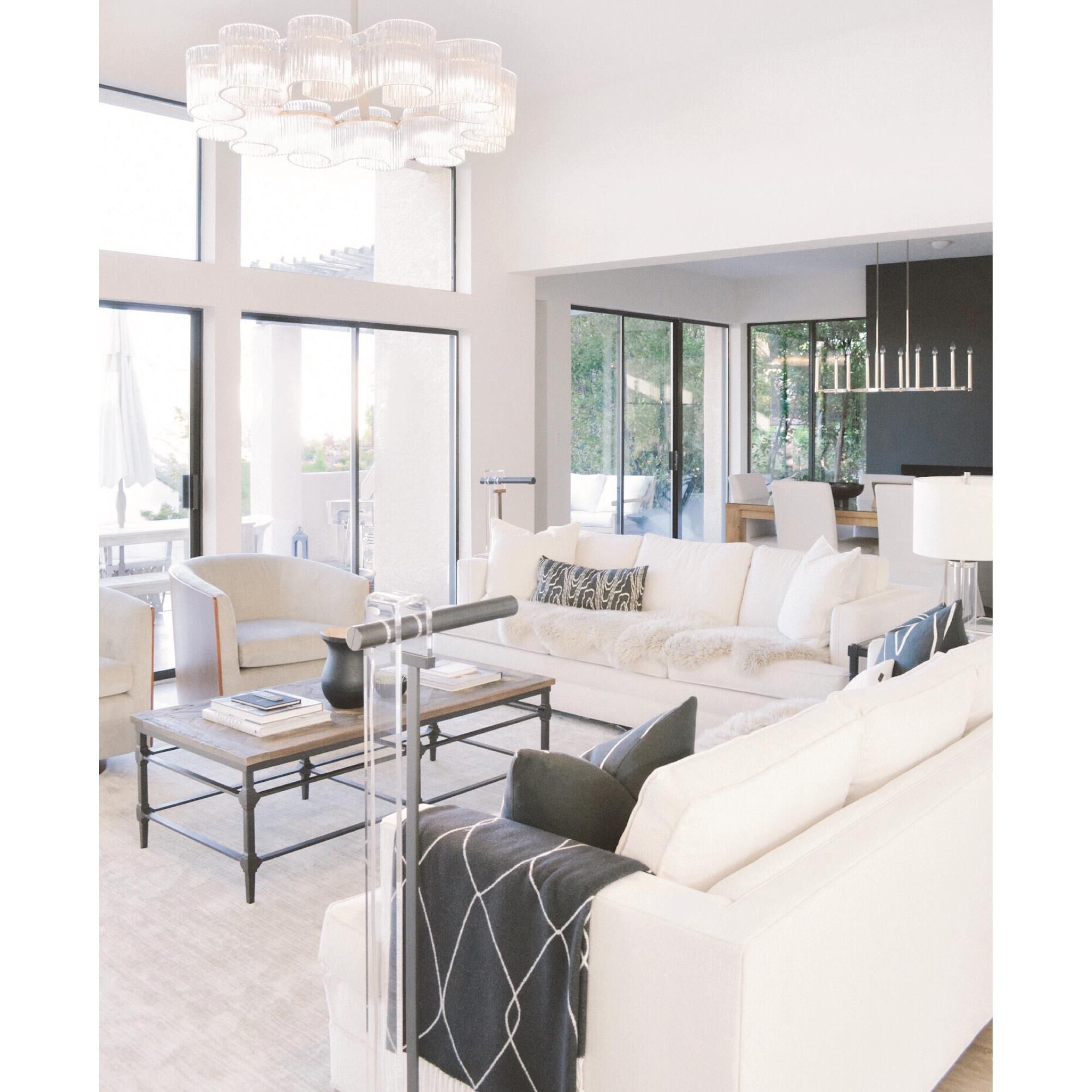 Shown in Satin Silver Leaf finish and Clear glass and Hand-crafted Venetian Glass shade