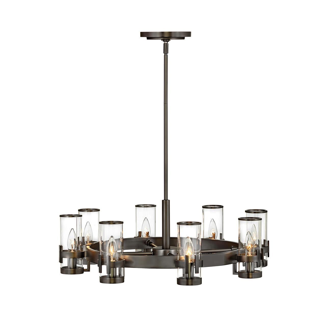 Reeve 27 Inch 8 Light Chandelier by Hinkley Lighting
