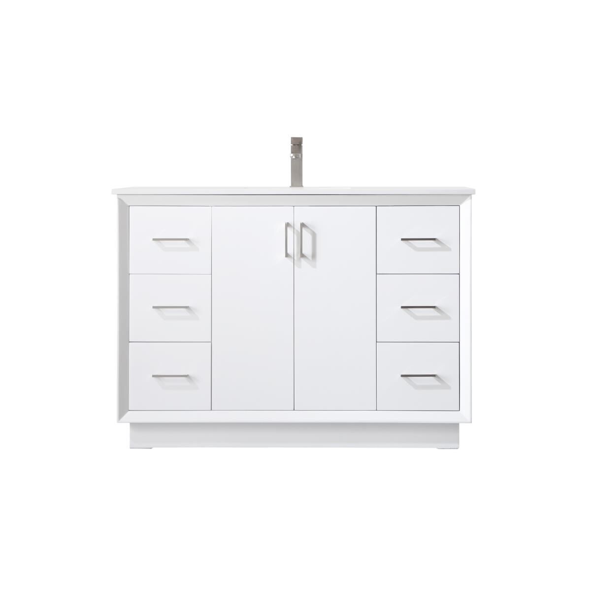 Shown in White finish