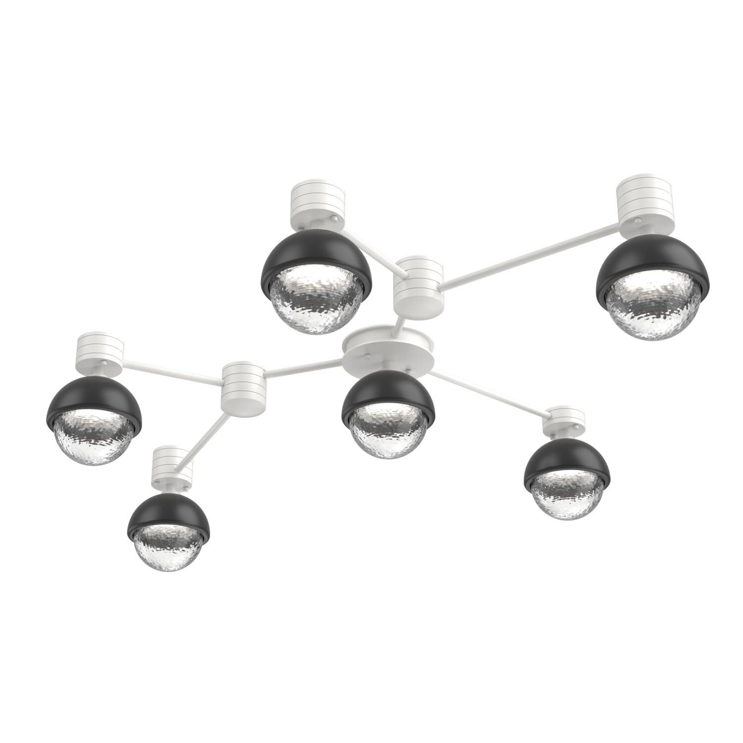 Levi Wilson Cabochon 41 Inch Flush Mount by Hammerton Studio