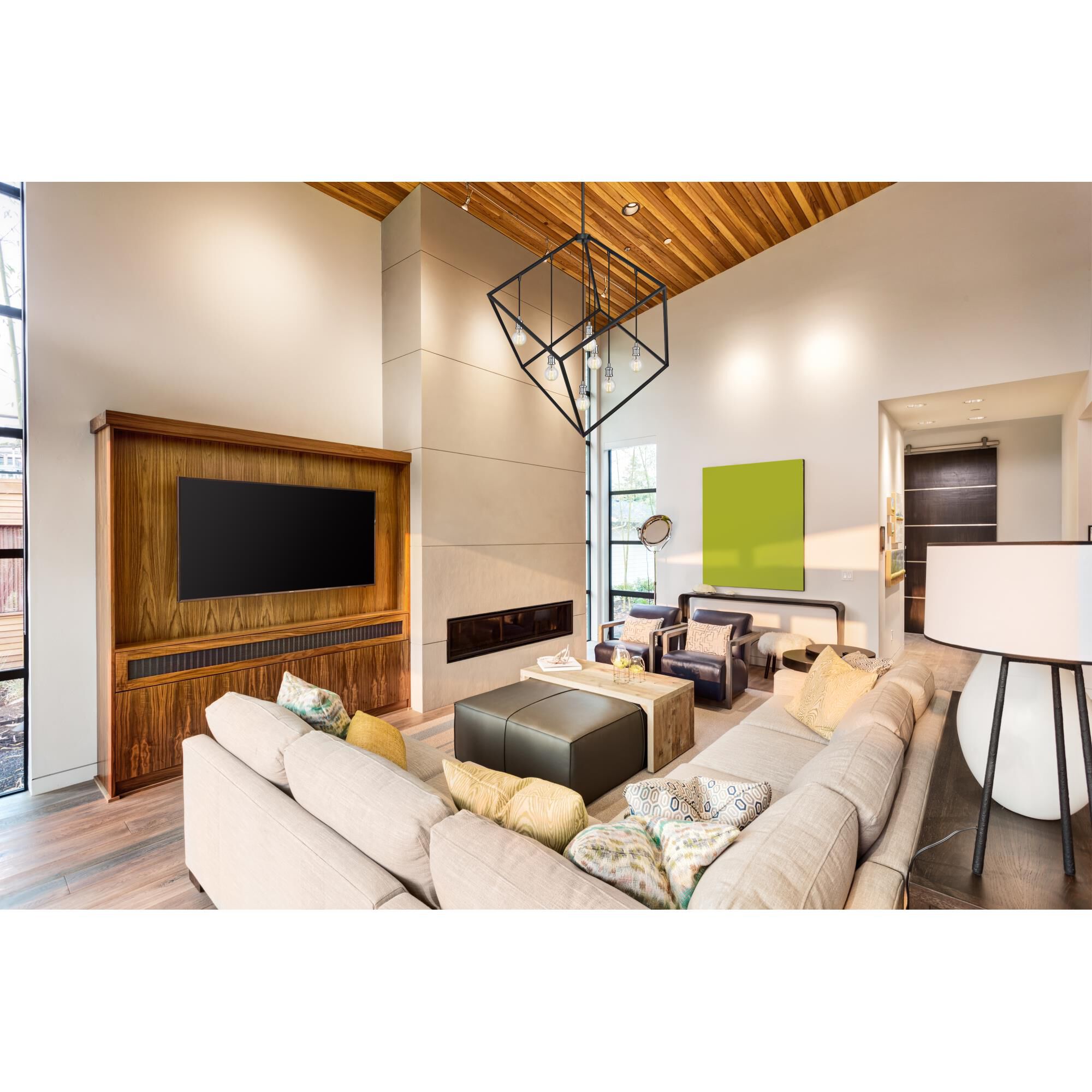 Shown in Matte Black + Brushed Nickel finish and --- glass and --- shade