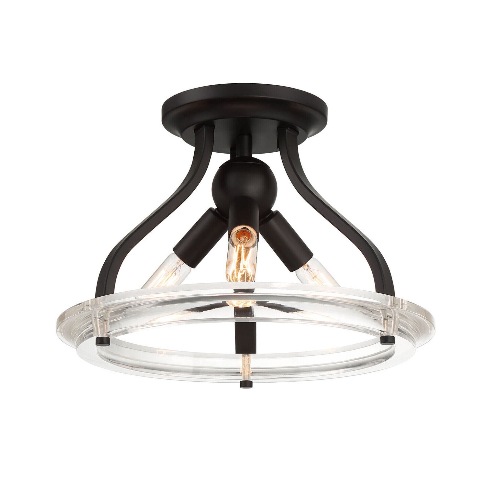 13 Inch Semi Flush Mount,
