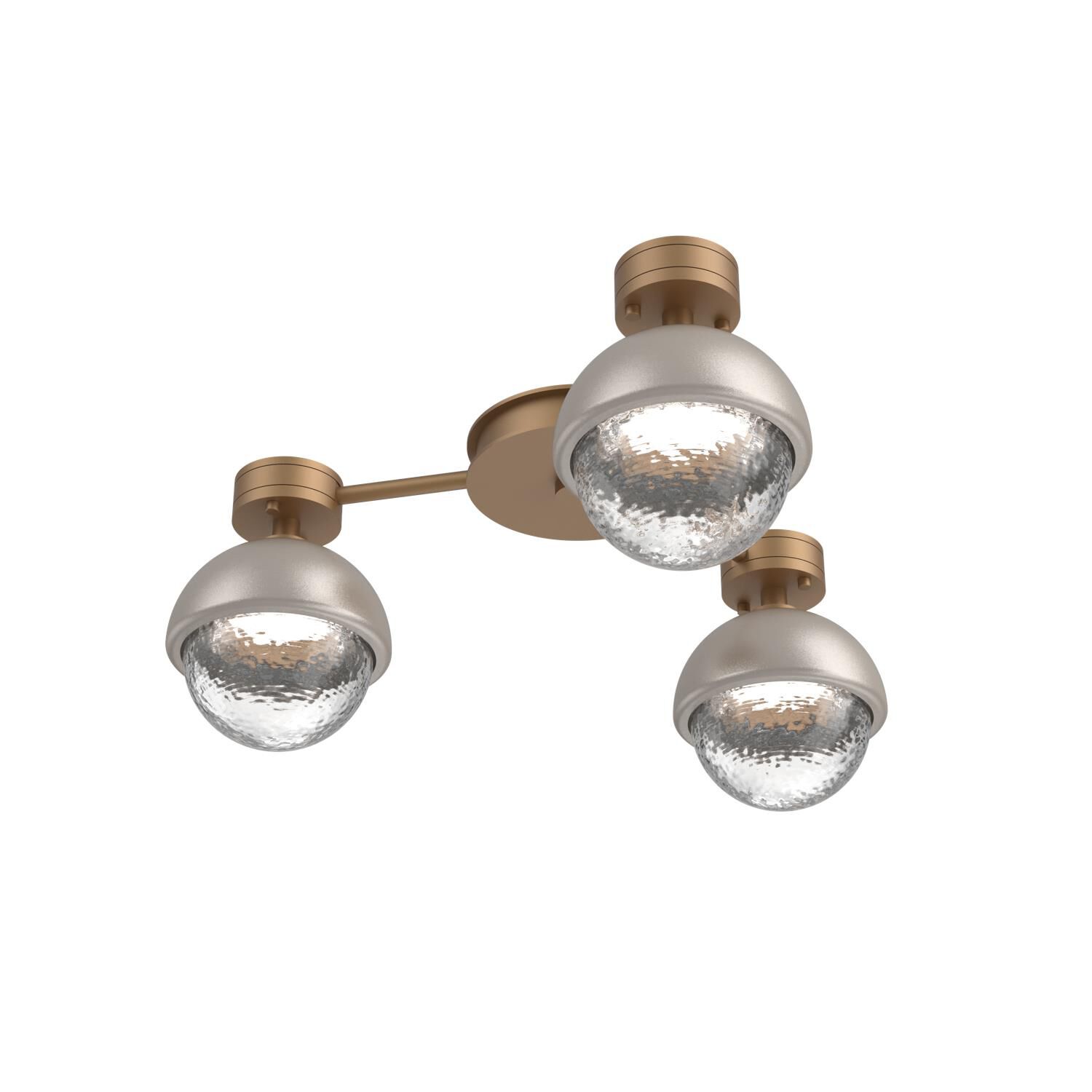 Levi Wilson Cabochon 23 Inch Flush Mount by Hammerton Studio