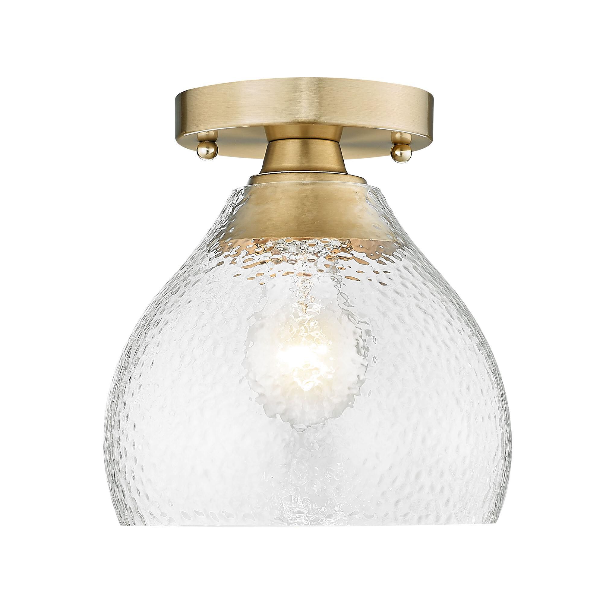 Ariella 8 Inch Semi Flush Mount by Golden Lighting
