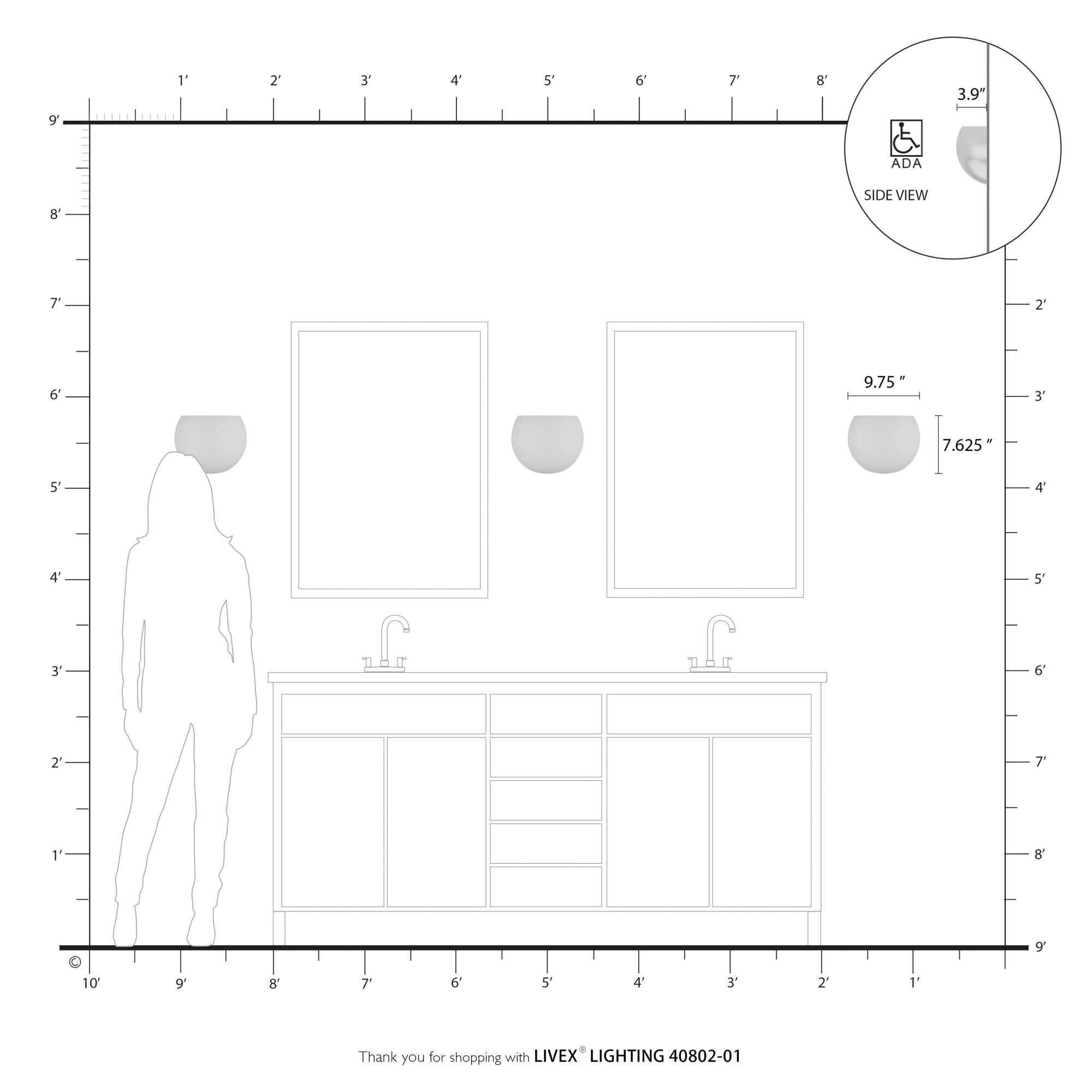 Shown in Antique Brass finish and Antique Brass Metal with White Inside shade