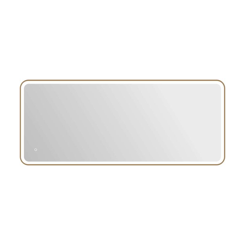 Harmoni 72 Inch Rectangular LED Lighted Mirror by Elegant Decor