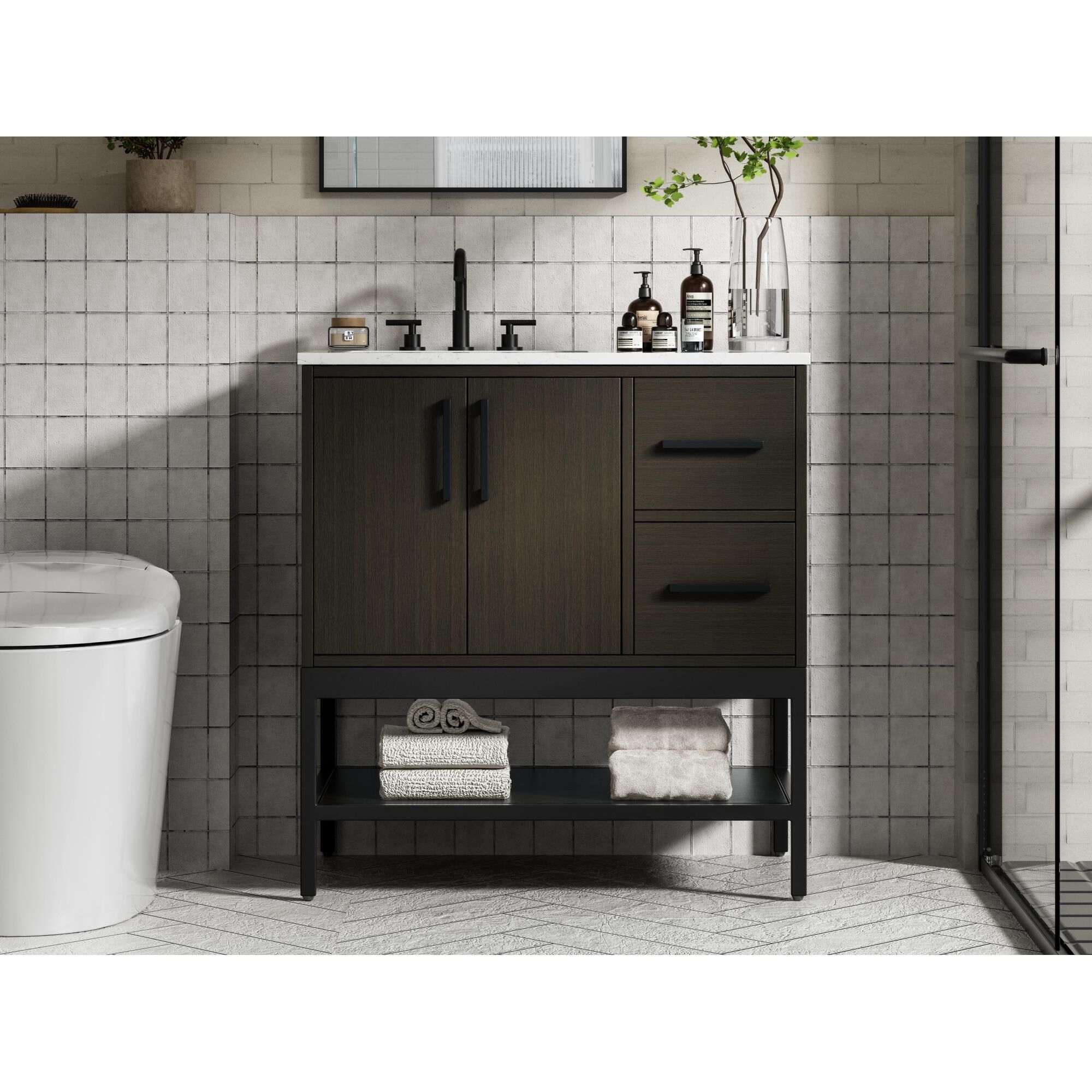 Lennox 0 Inch Bath Vanity by Elegant Dcor