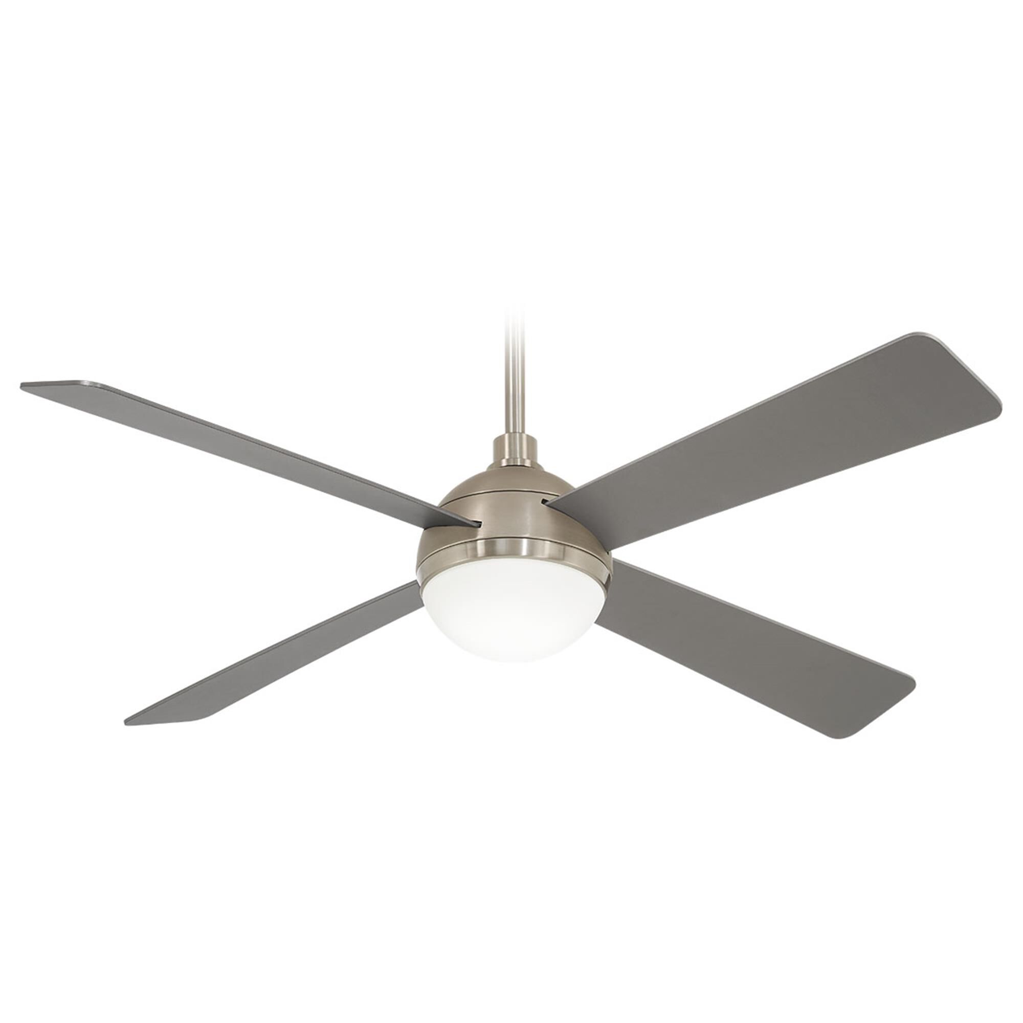 Shown in Brushed Steel W/ Brushed Nicke finish and White glass and Glass shade