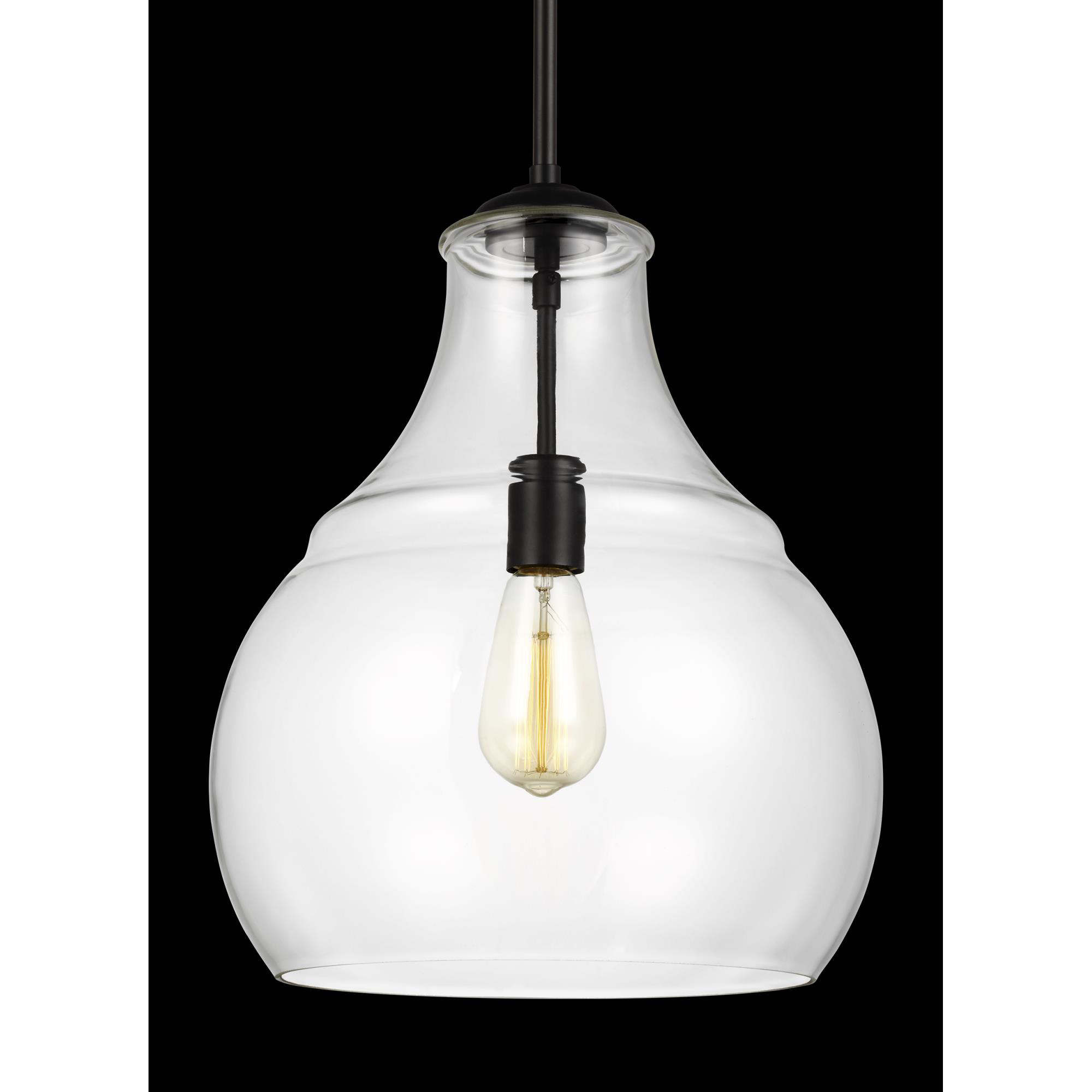 Shown in Oil Rubbed Bronze finish and Clear glass