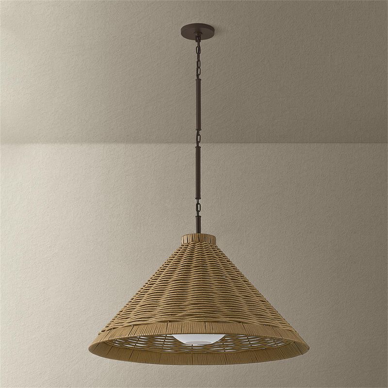 Devlin 28 Inch Large Pendant by Troy Lighting