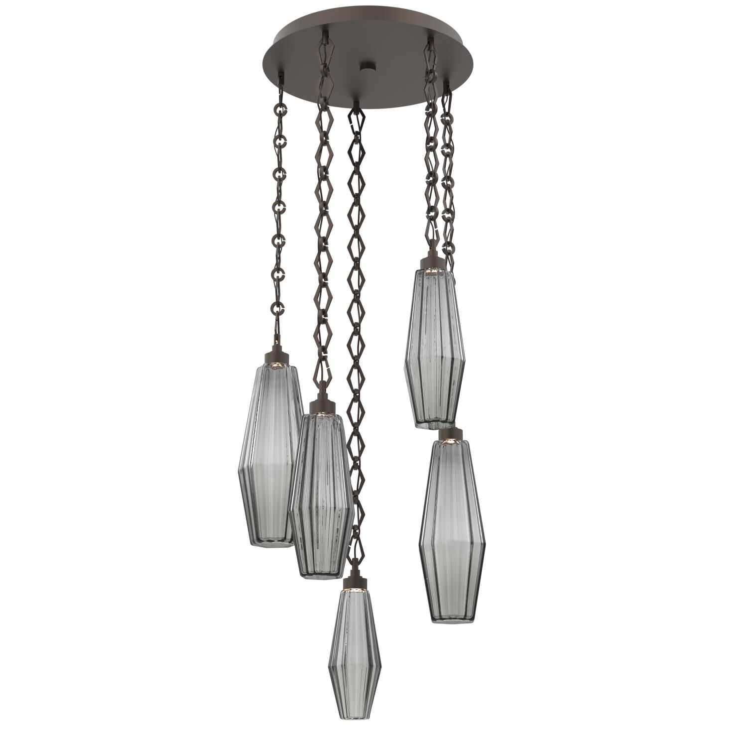 Shown in Flat Bronze finish and Smoke glass