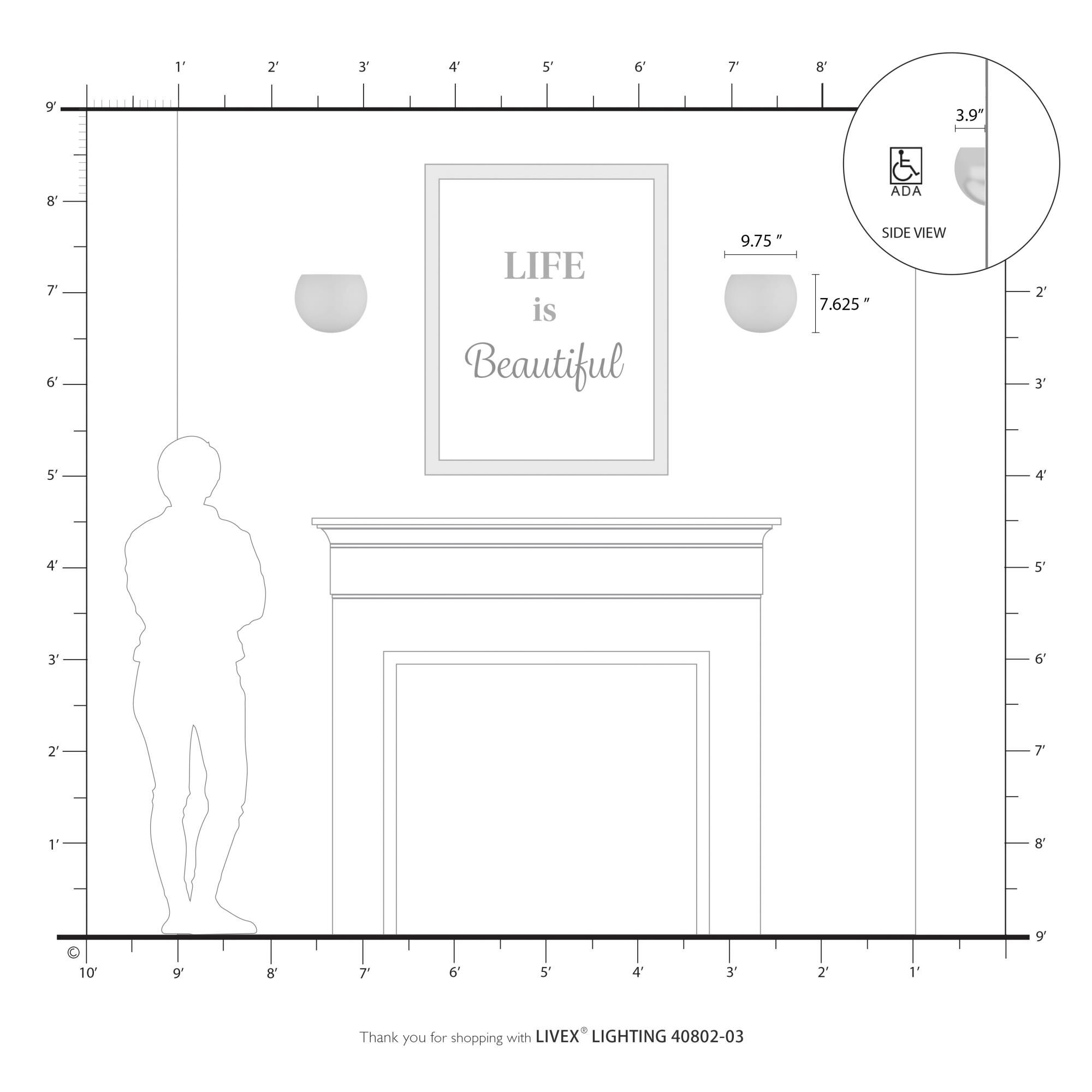 Shown in White finish and White Metal with Gold Inside shade