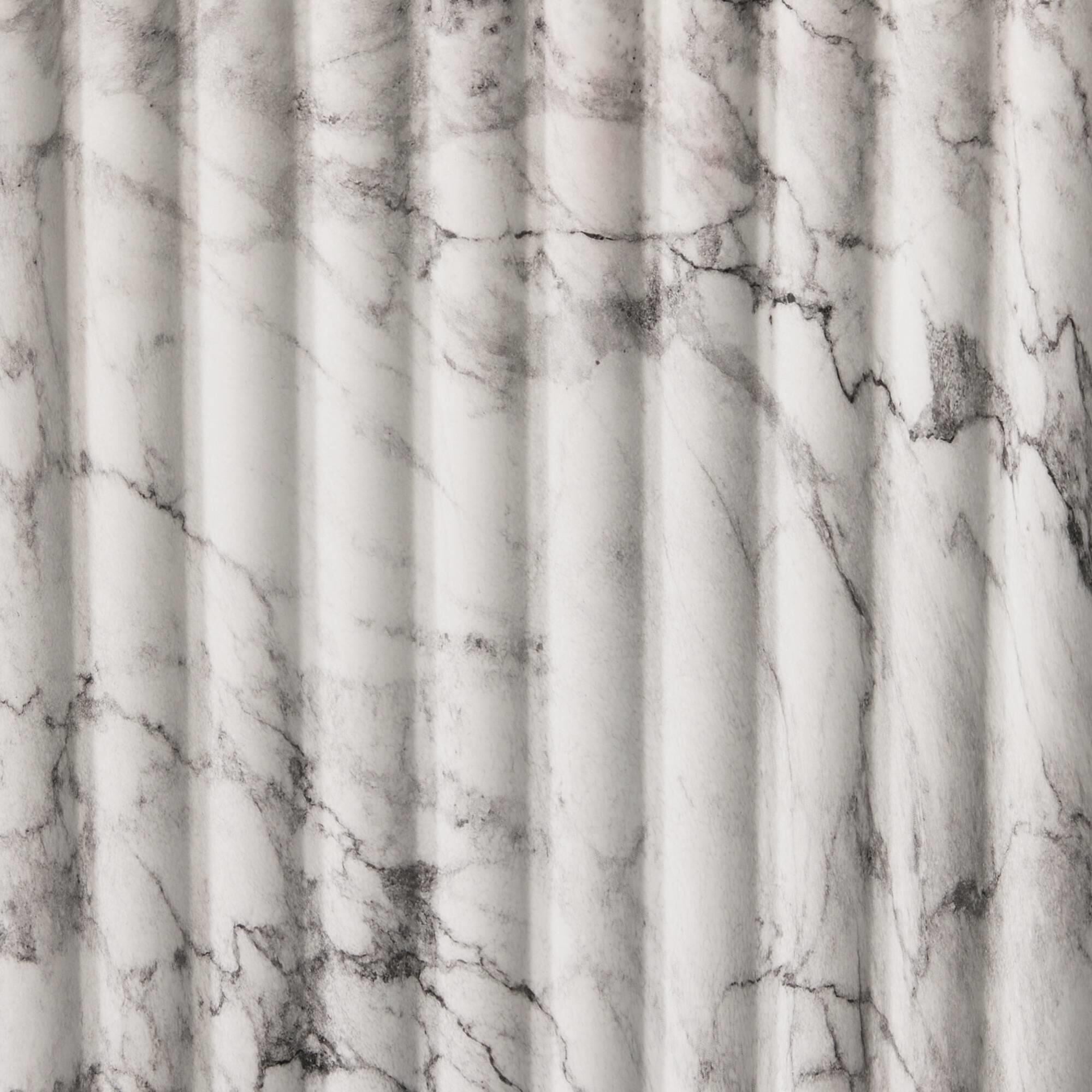 Shown in White Faux Marble finish