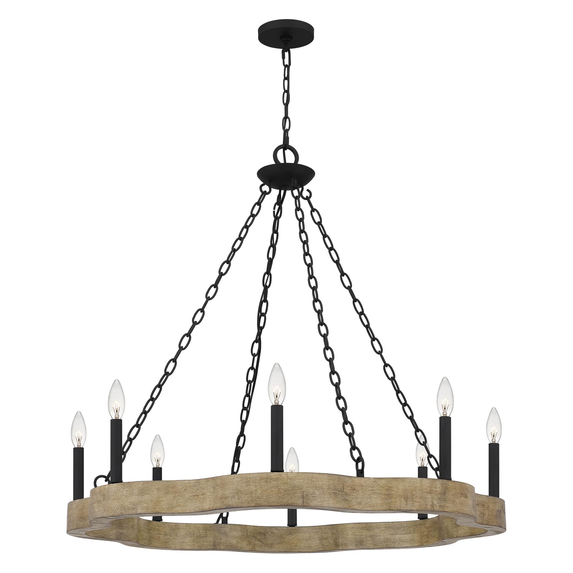 Croix 36 Inch 8 Light Chandelier by Quoizel