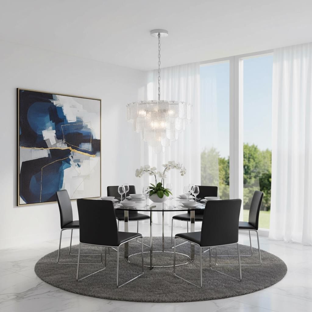 Bianca 25 Inch Chandelier by Artcraft