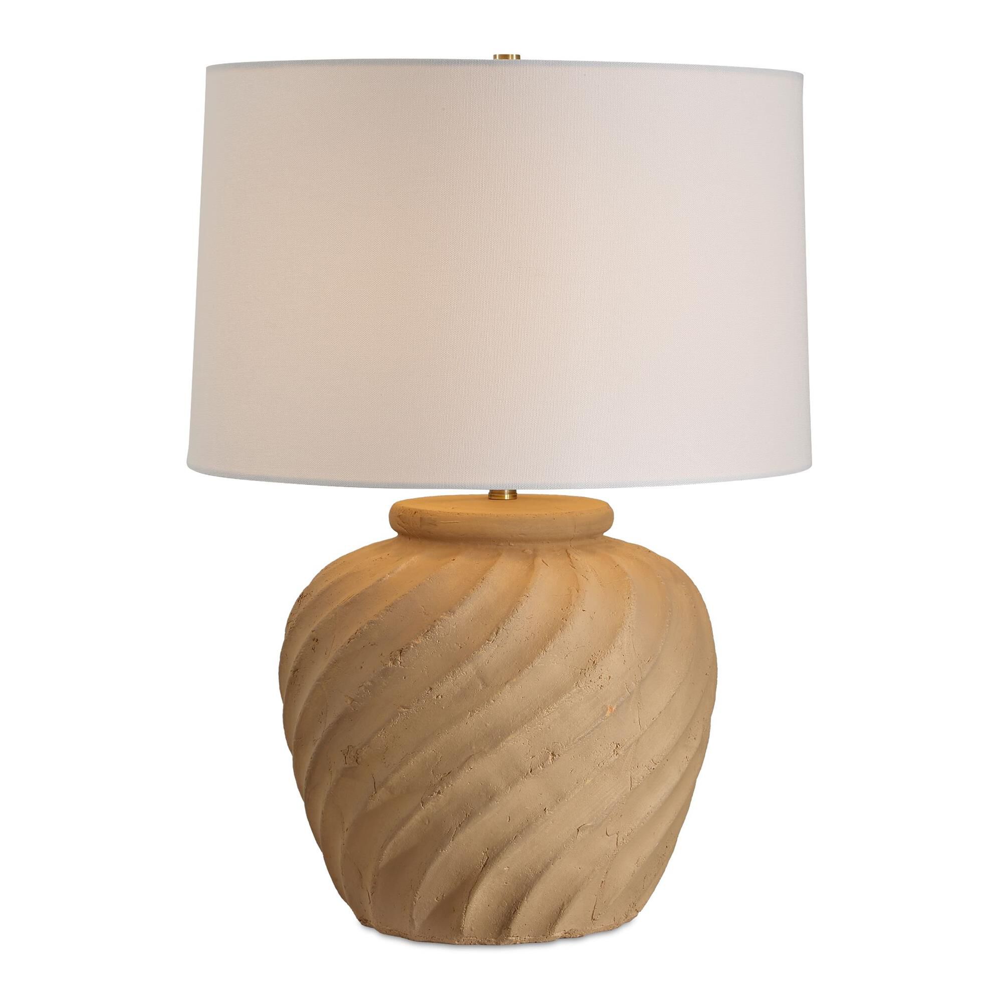 Shown in Brown finish and Round Hardback shade