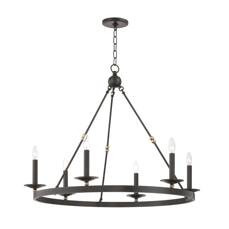 Allendale 36 Inch Chandelier by Hudson Valley Lighting