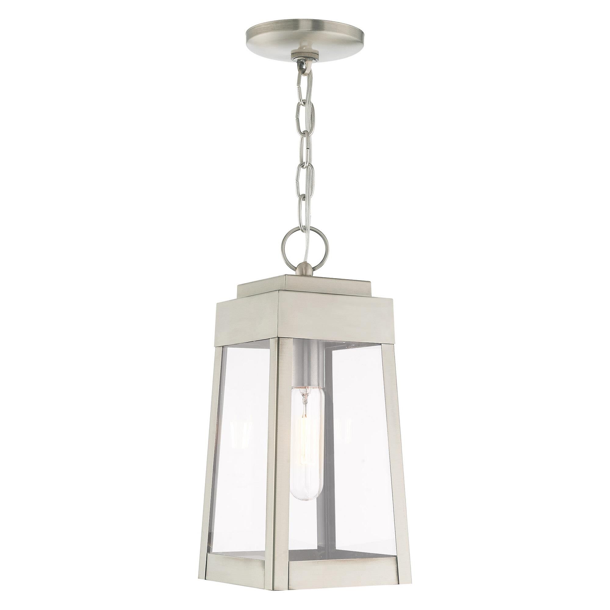 Oslo 14 Inch Tall 1 Light Outdoor Hanging Lantern by Livex Lighting