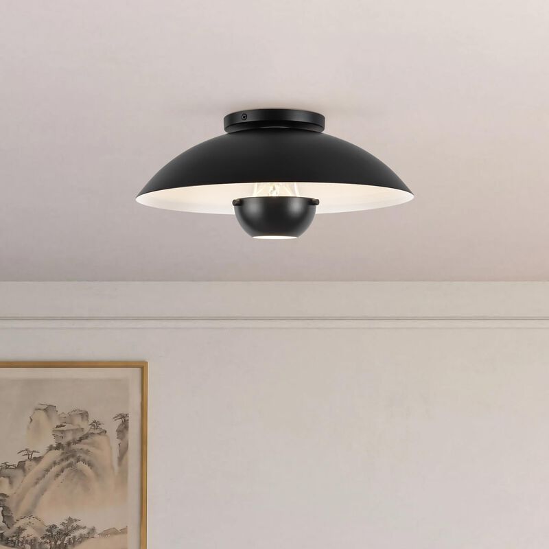Ryan Pauly Umbra 14 Inch Semi Flush Mount by Kuzco Lighting