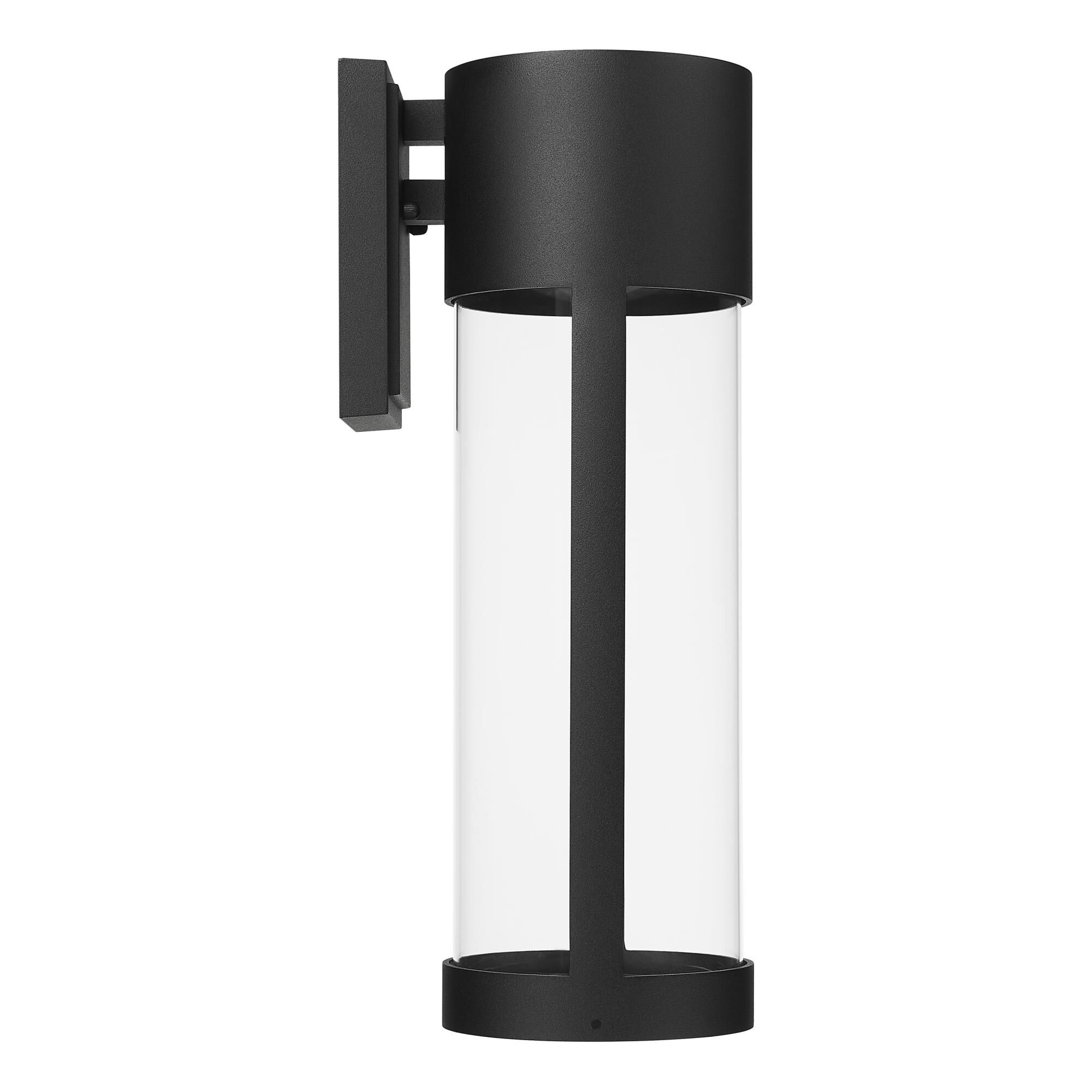 Shown in Powder Coated Black finish and Clear glass