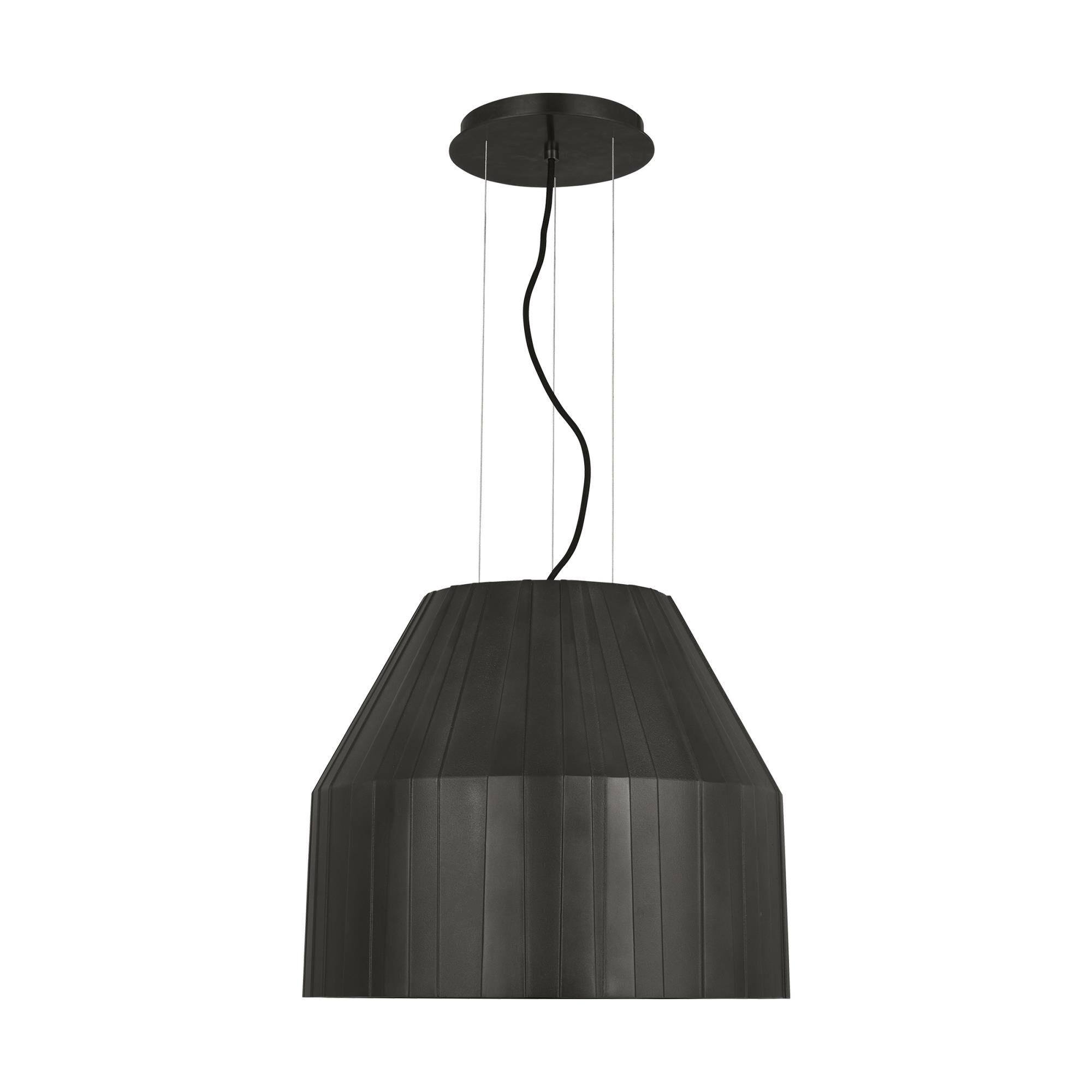 Shown in Plated Dark Bronze finish and Aluminum shade