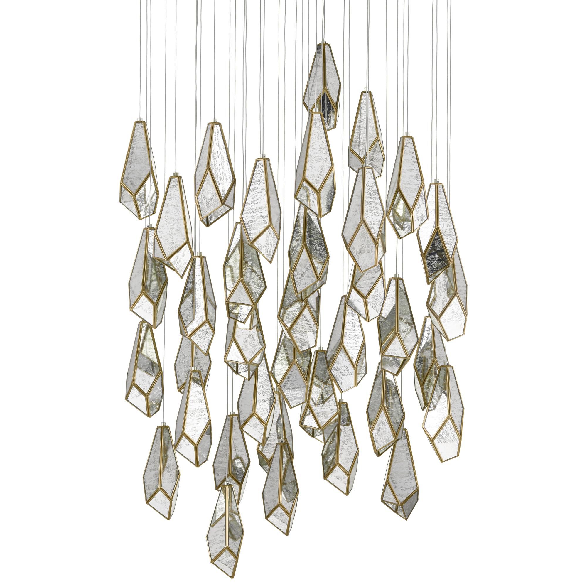 Glace 36 Light LED Multi Light Pendant by Currey and Company