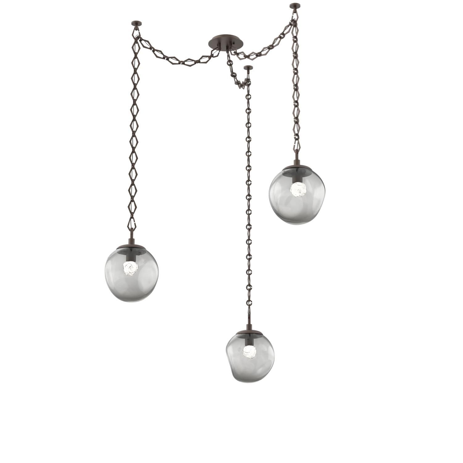 Levi Wilson Aster 19 Inch Multi Pendant Light by Hammerton Studio
