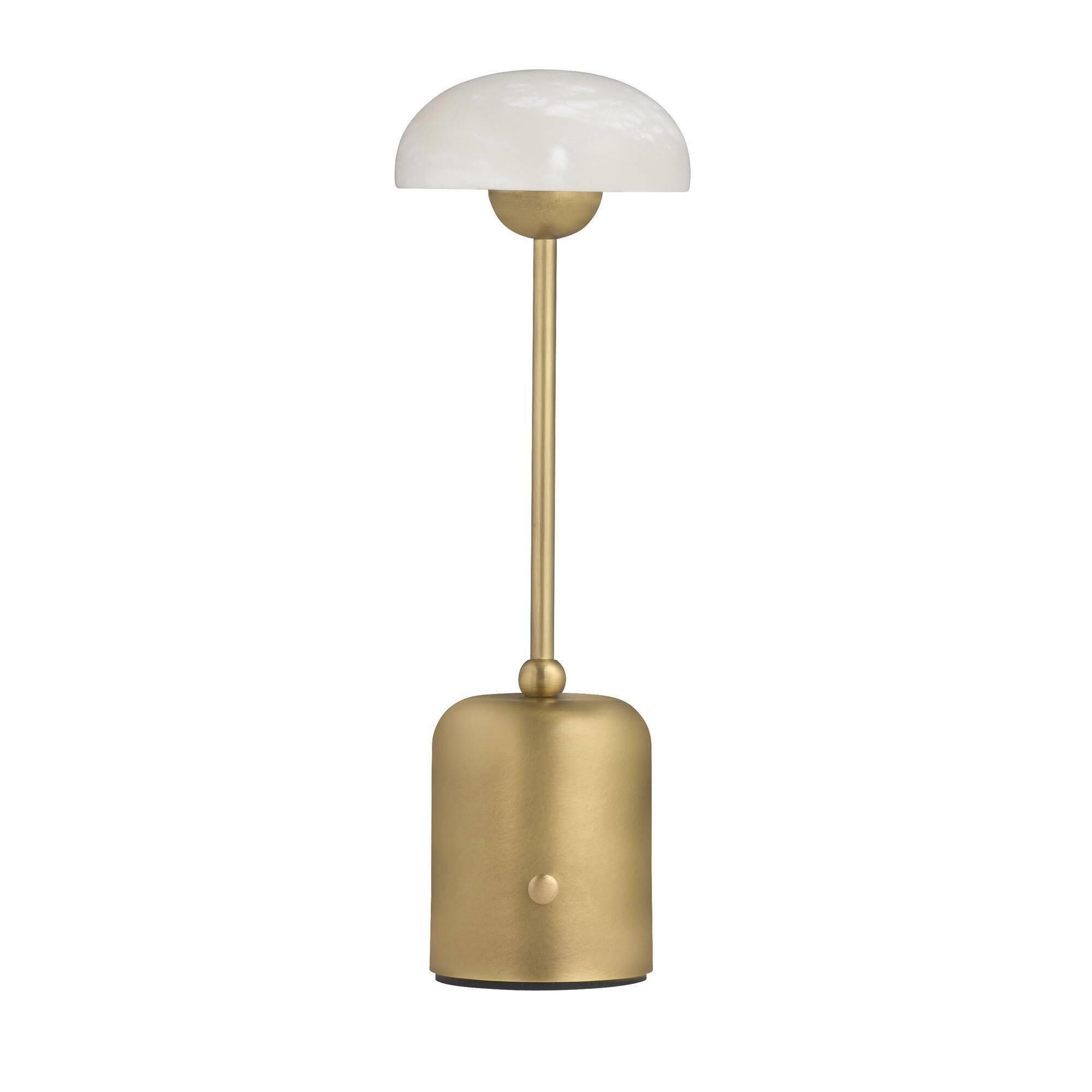 Shown in Antique Brass and White finish and Frosted glass