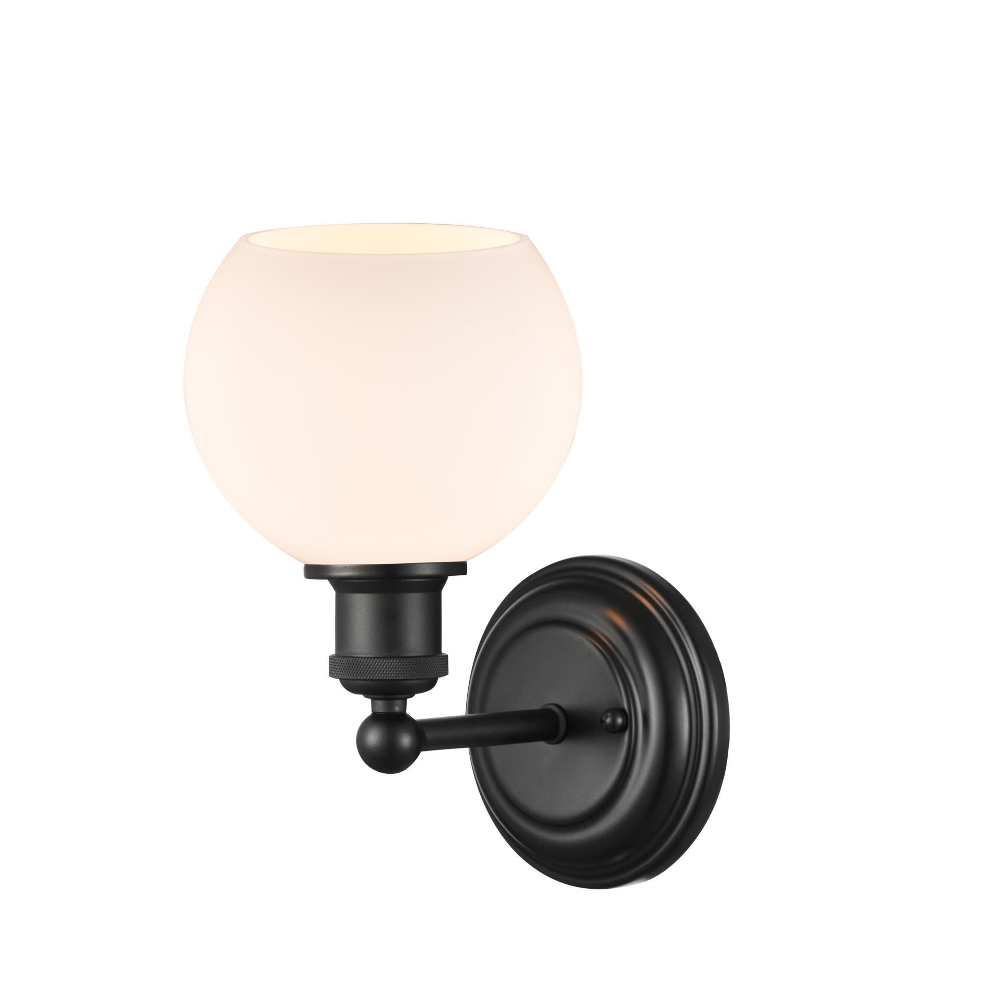 Shown in Matte Black, Matte White finish and Matte White glass and Matte White Glass shade