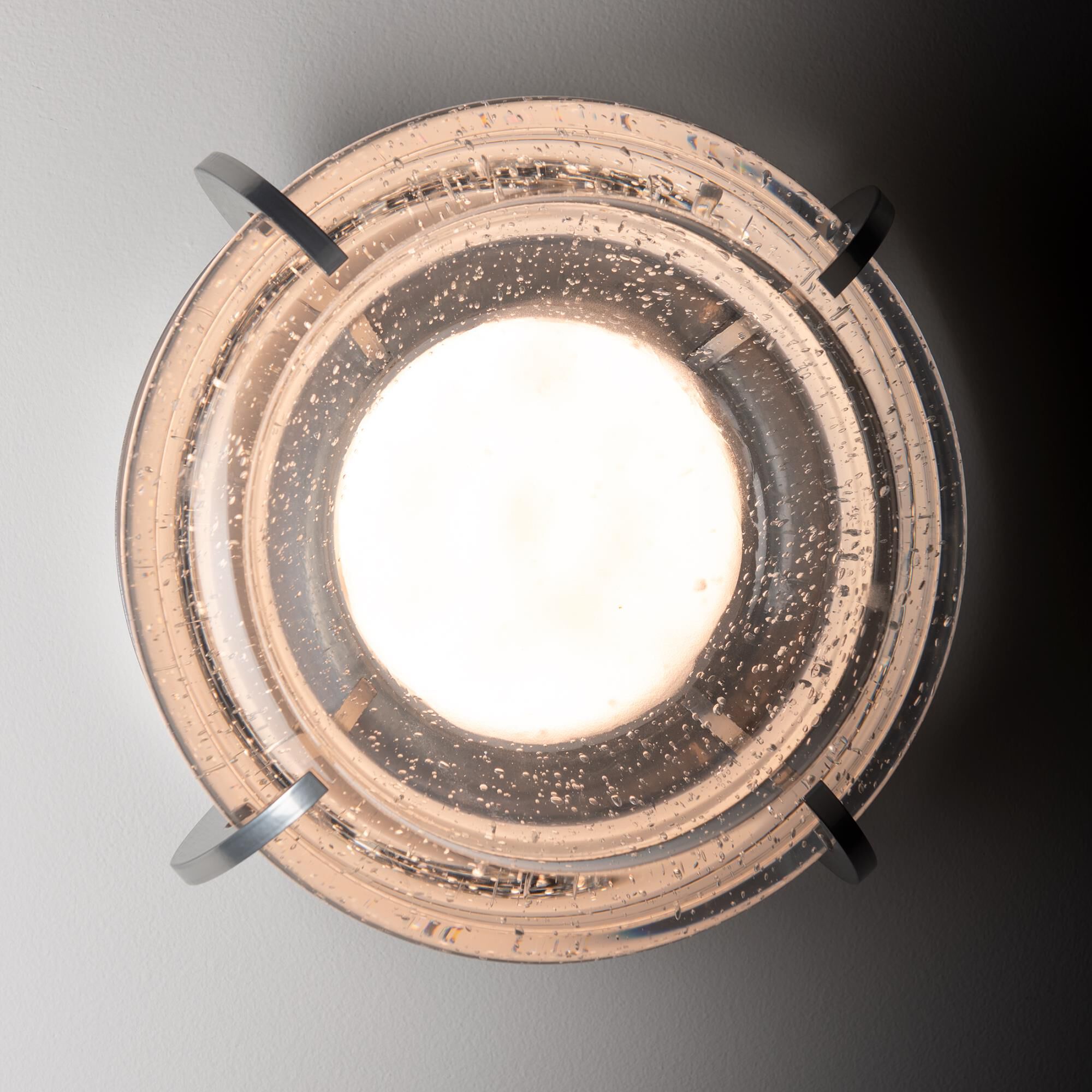 Shown in Sterling finish and Seeded shade