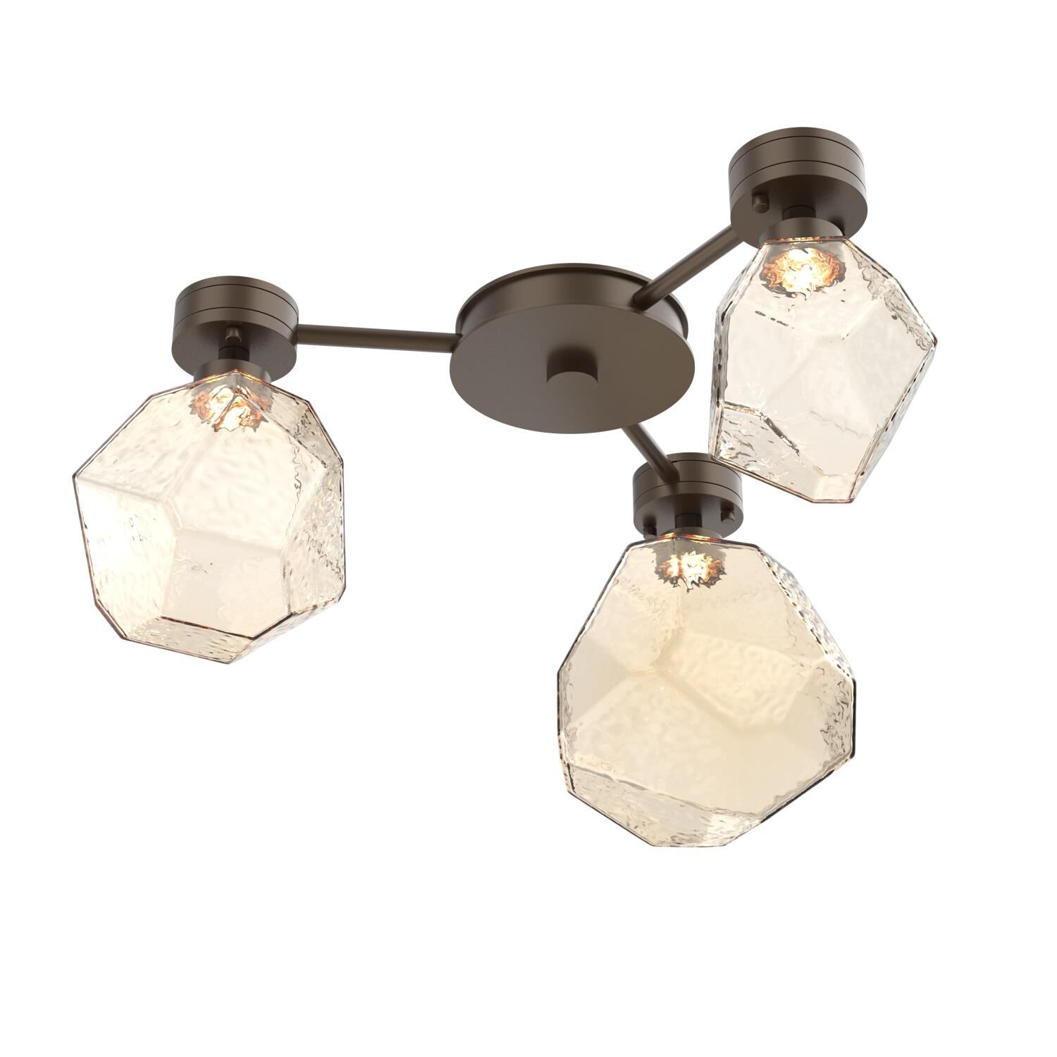 Levi Wilson Gem 24 Inch Semi Flush Mount by Hammerton Studio