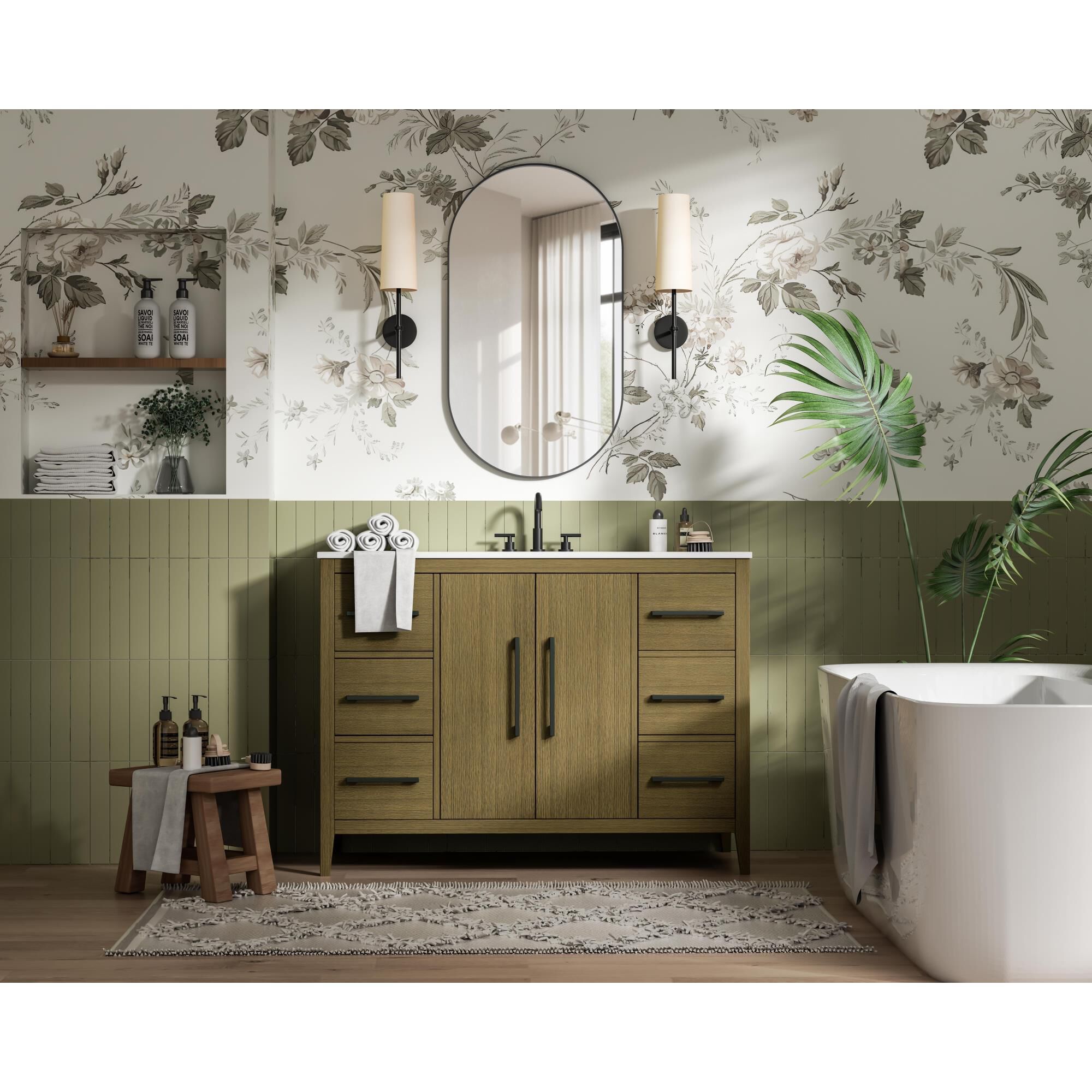 Millie 48 Inch Bath Vanity by Elegant Dcor