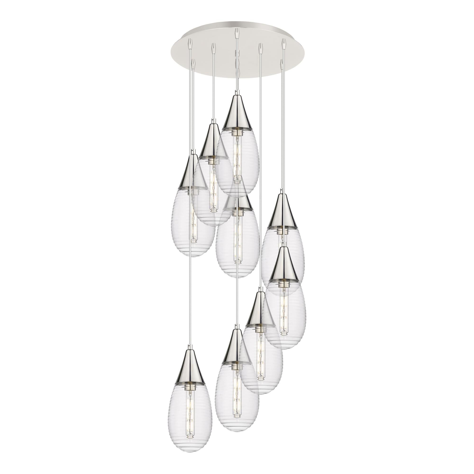 Bruno Marashlian Malone 20 Inch 9 Light Multi Light Pendant by Innovations Lighting