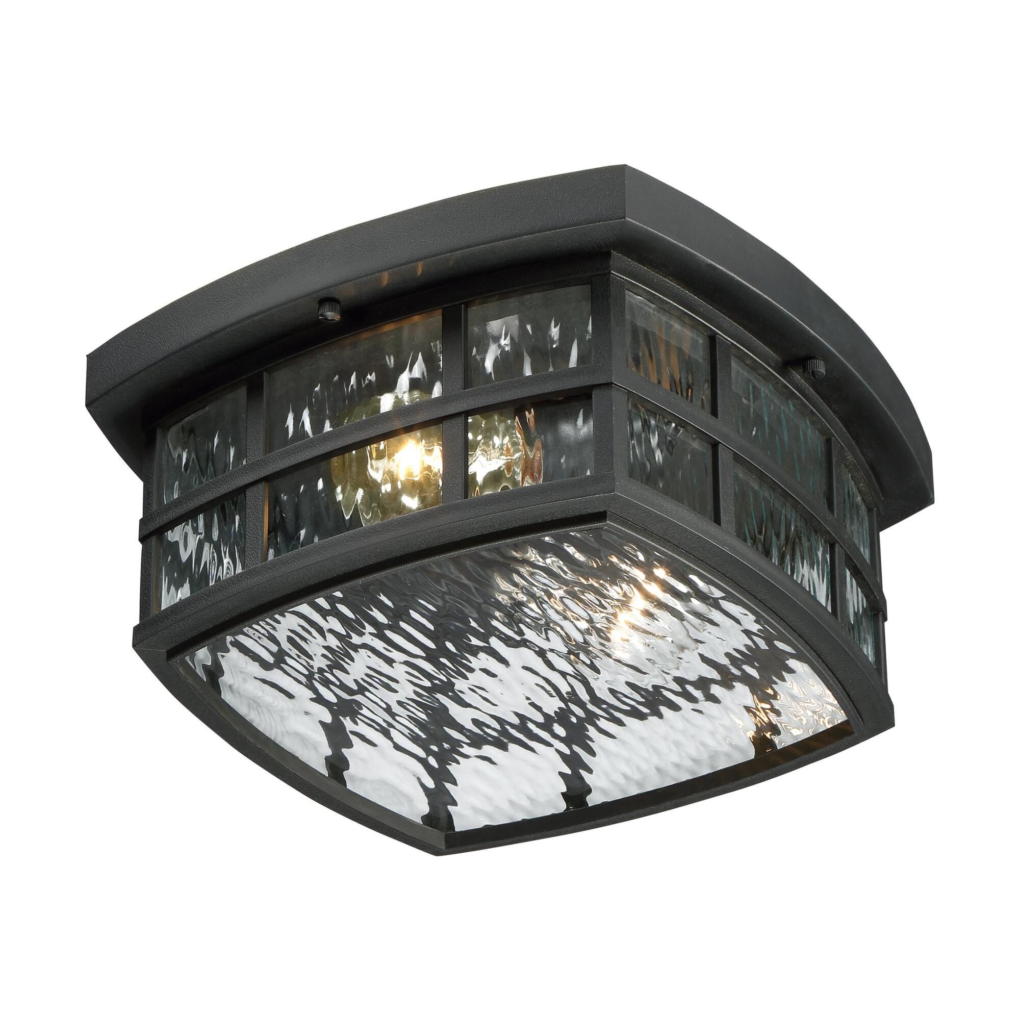 Stonington 12 Inch 2 Light Flush Mount by Quoizel