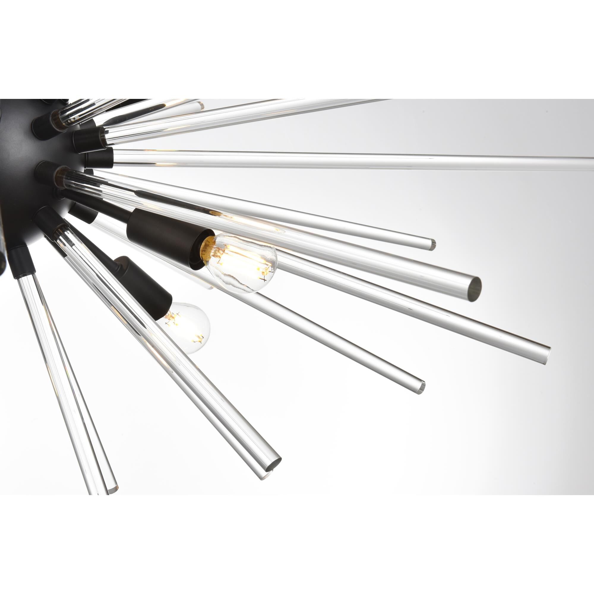 Shown in Black finish and Clear Royal Cut crystal