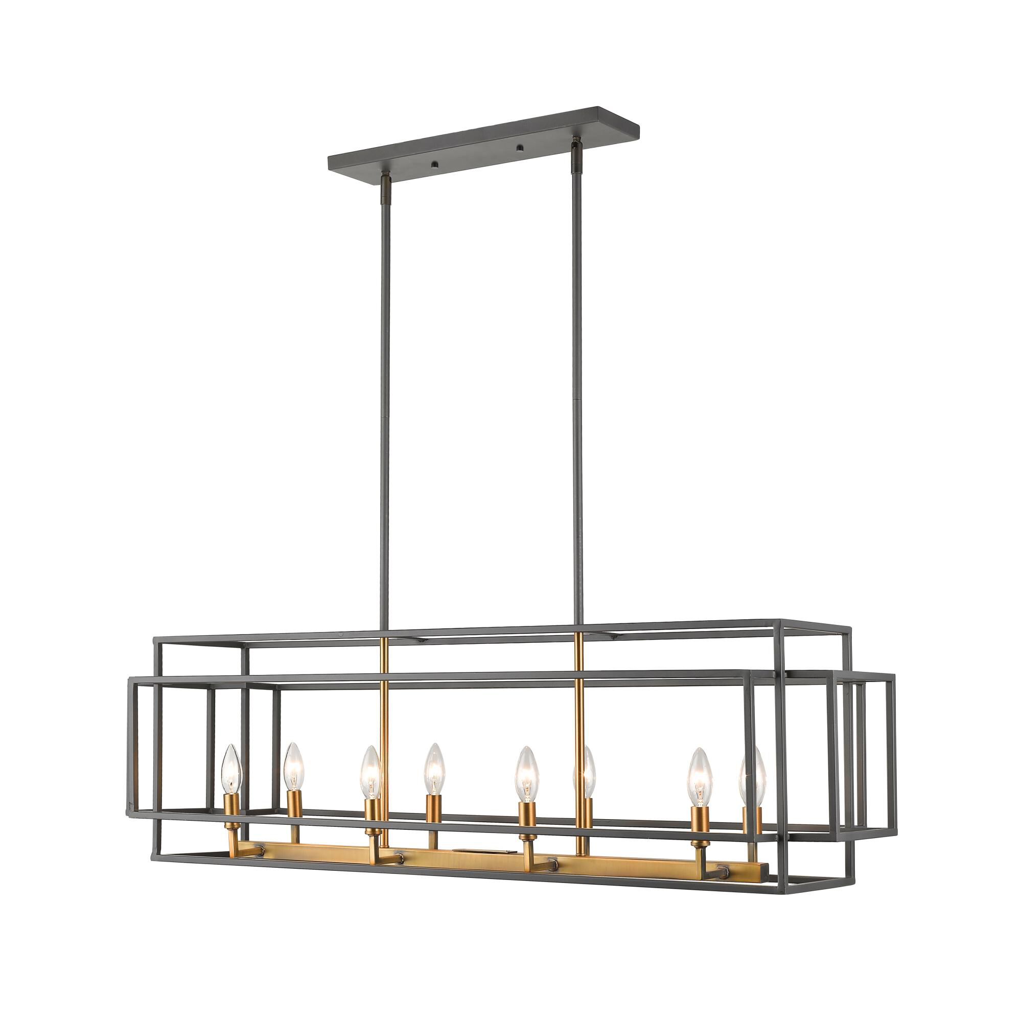 Titania 44 Inch 8 Light Linear Suspension Light by Z-Lite