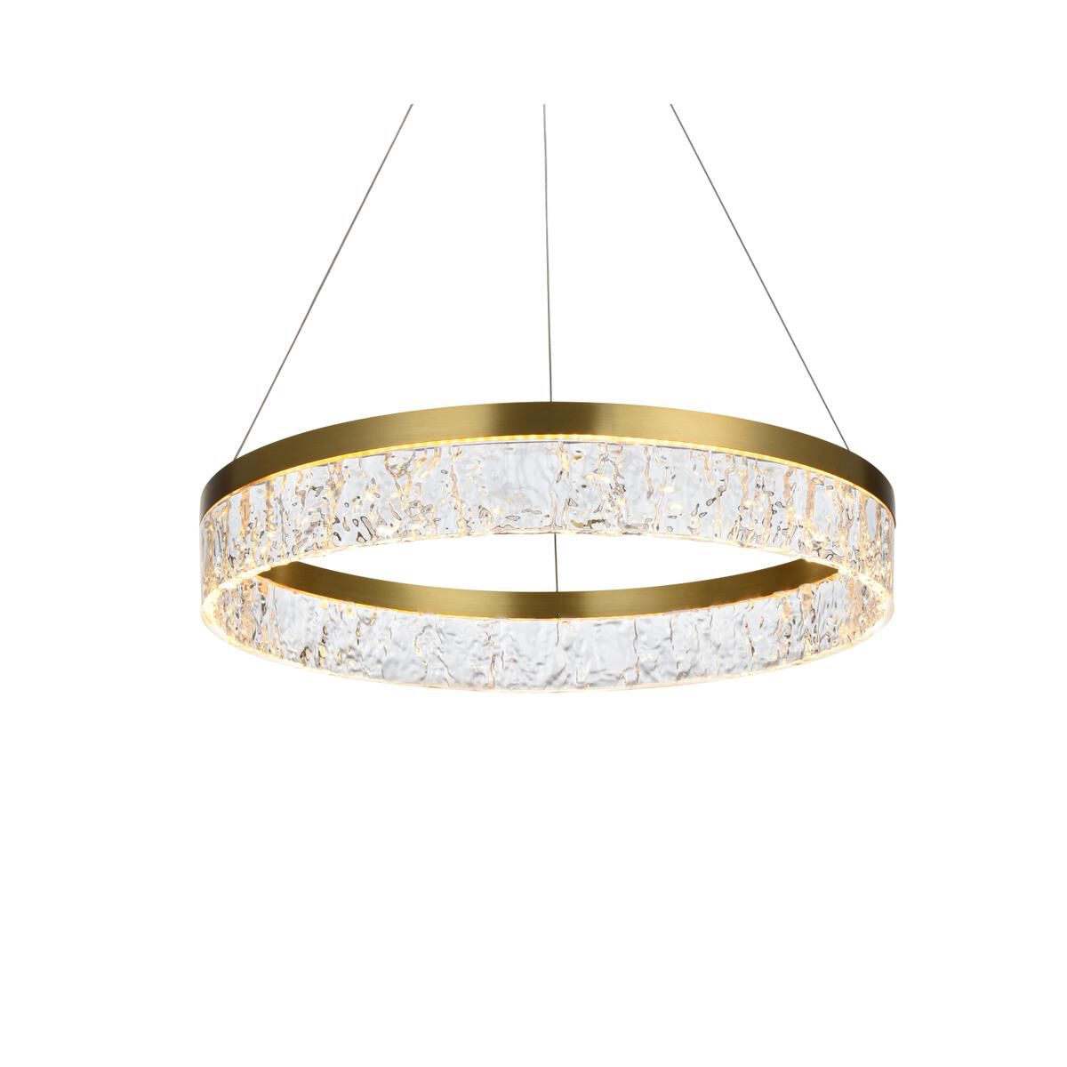 Linden 22 Inch Large Pendant by Elegant Lighting