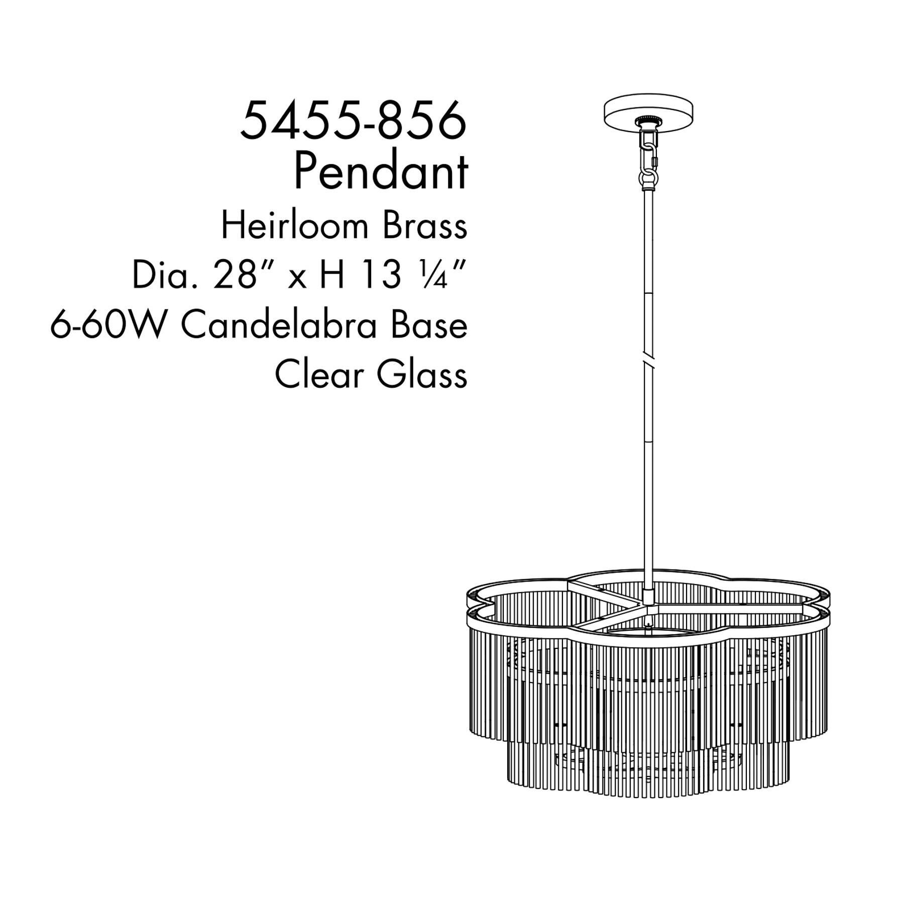 Azura 28 Inch Large Pendant by Minka Lavery