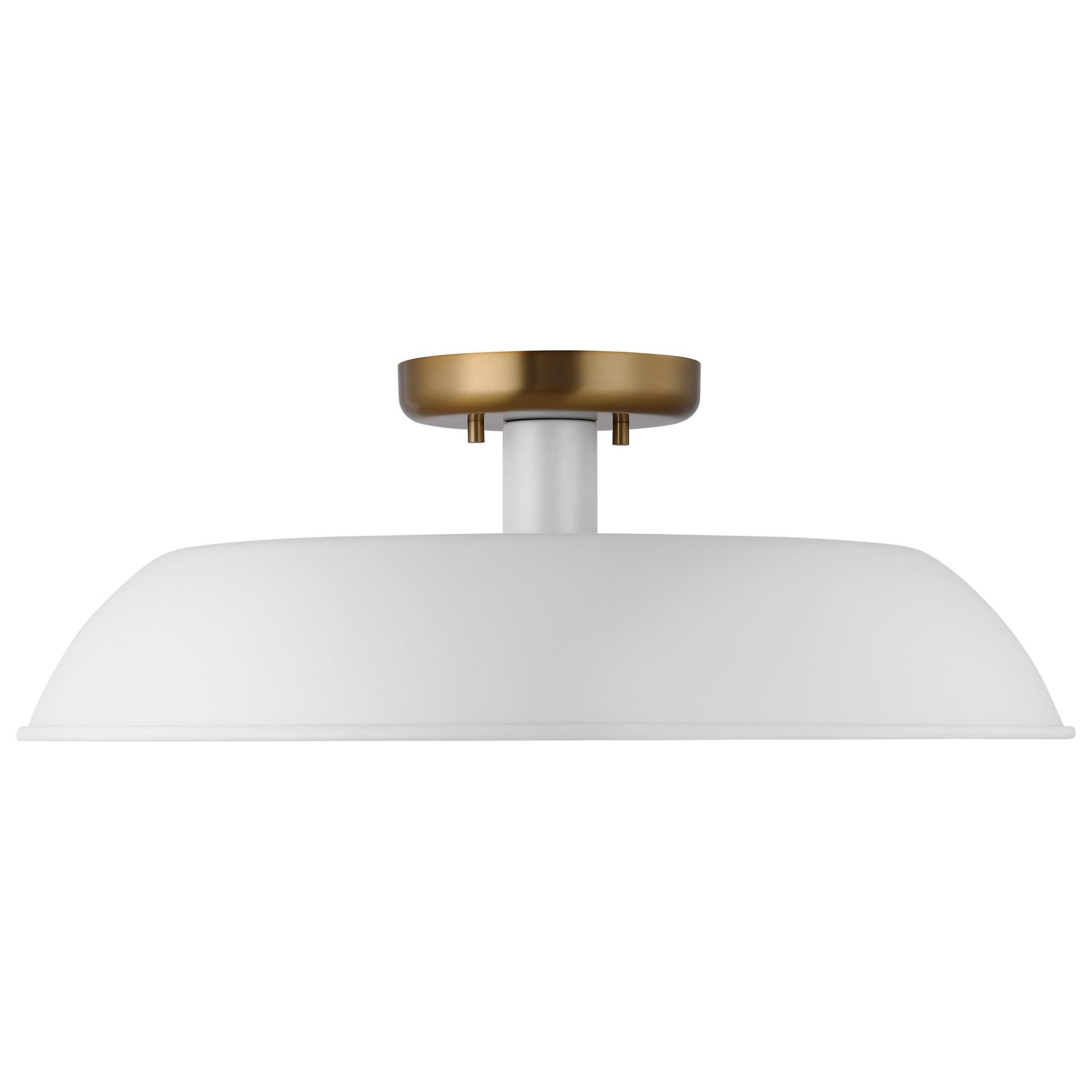 Colony 19 Inch 1 Light Semi Flush Mount by Nuvo Lighting