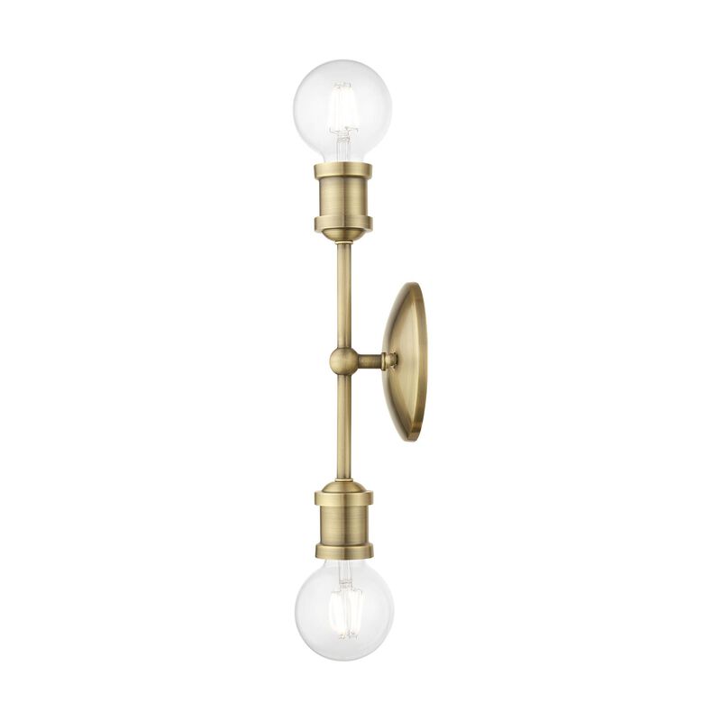 Lansdale 12 Inch 2 Light Bath Vanity Light by Livex Lighting