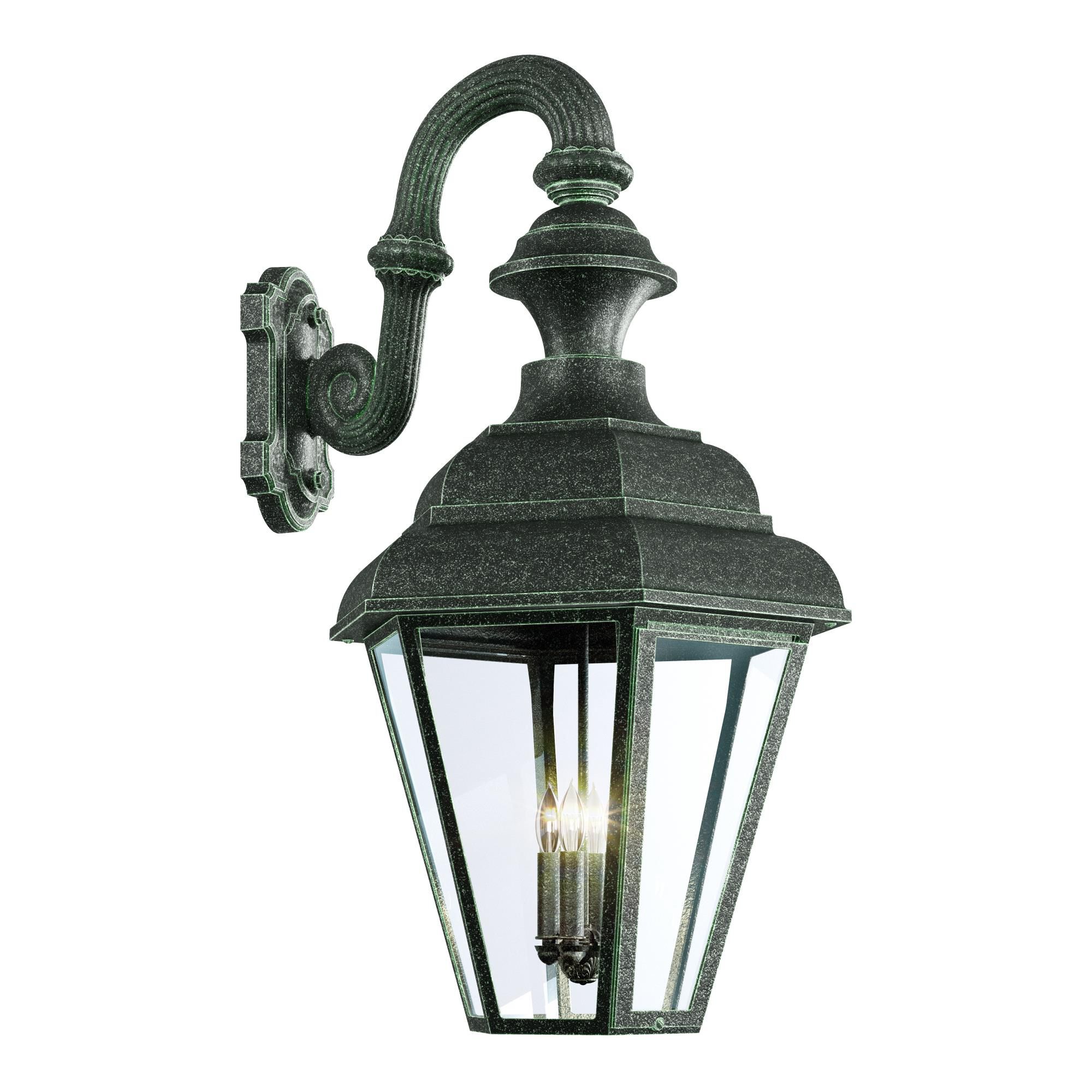 Jamestown 45 Inch Tall 4 Light Outdoor Wall Light by Hanover Lantern