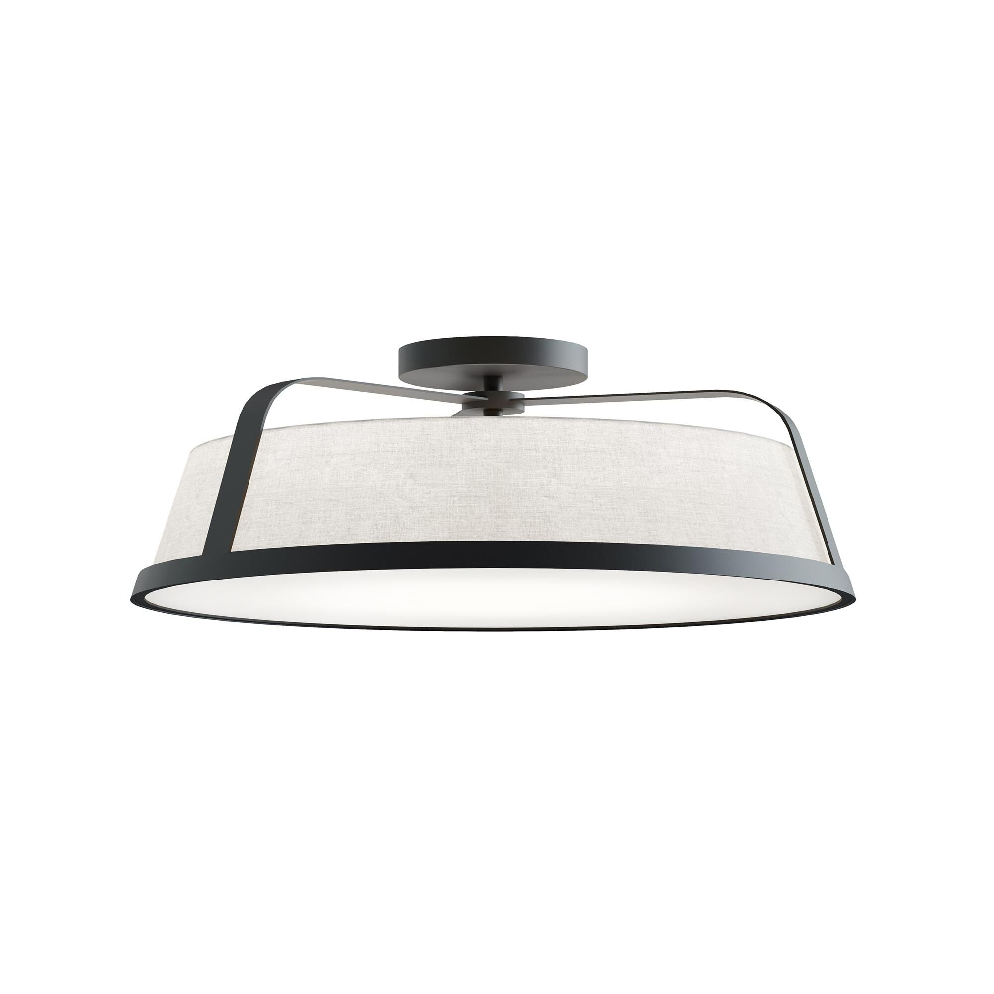 Shown in Black finish and White glass
