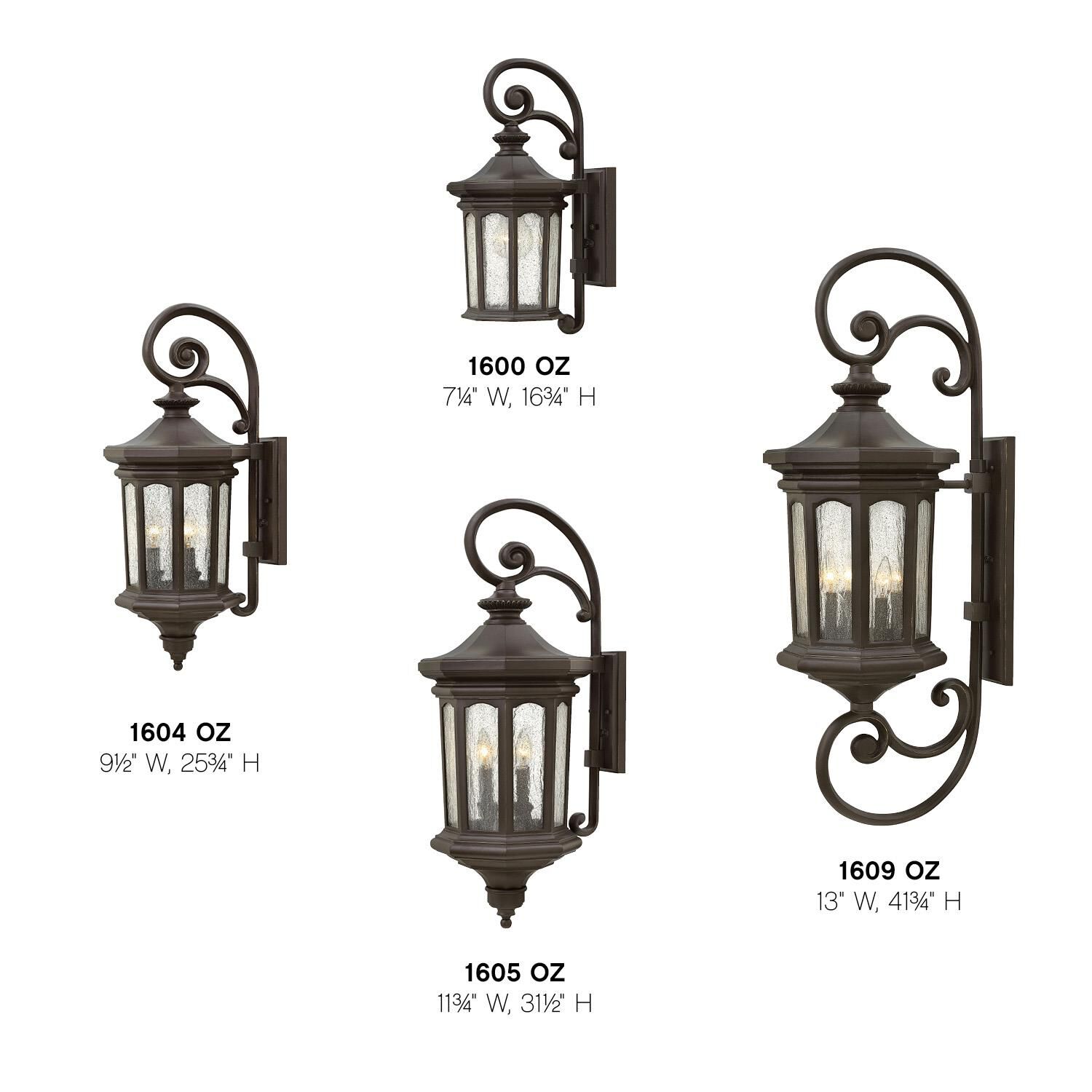 Raley 31 Inch Tall 4 Light Outdoor Wall Light by Hinkley Lighting