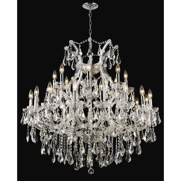 Maria Theresa 36 Inch 24 Light Chandelier by Elegant Lighting