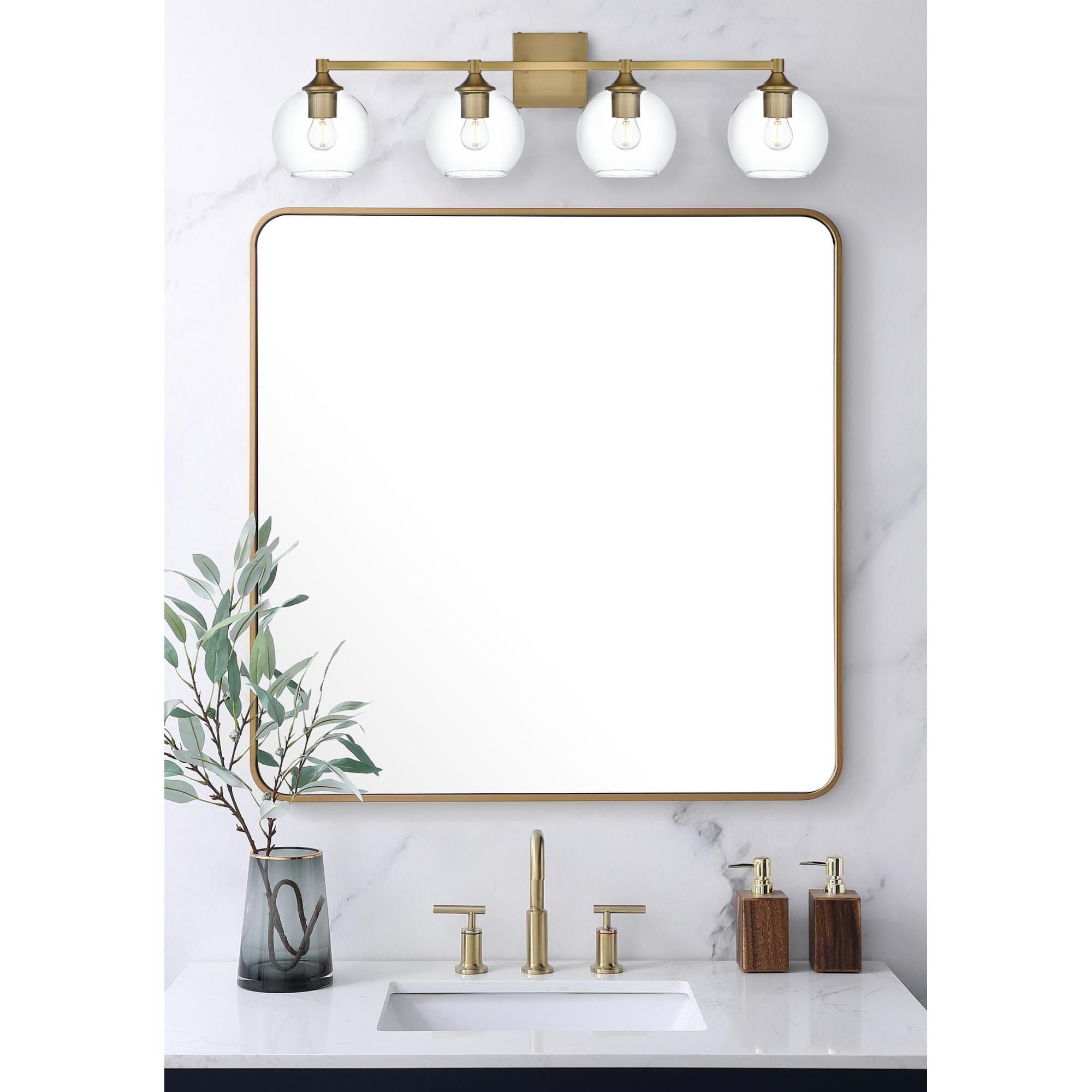 Shown in Satin Gold And Clear finish