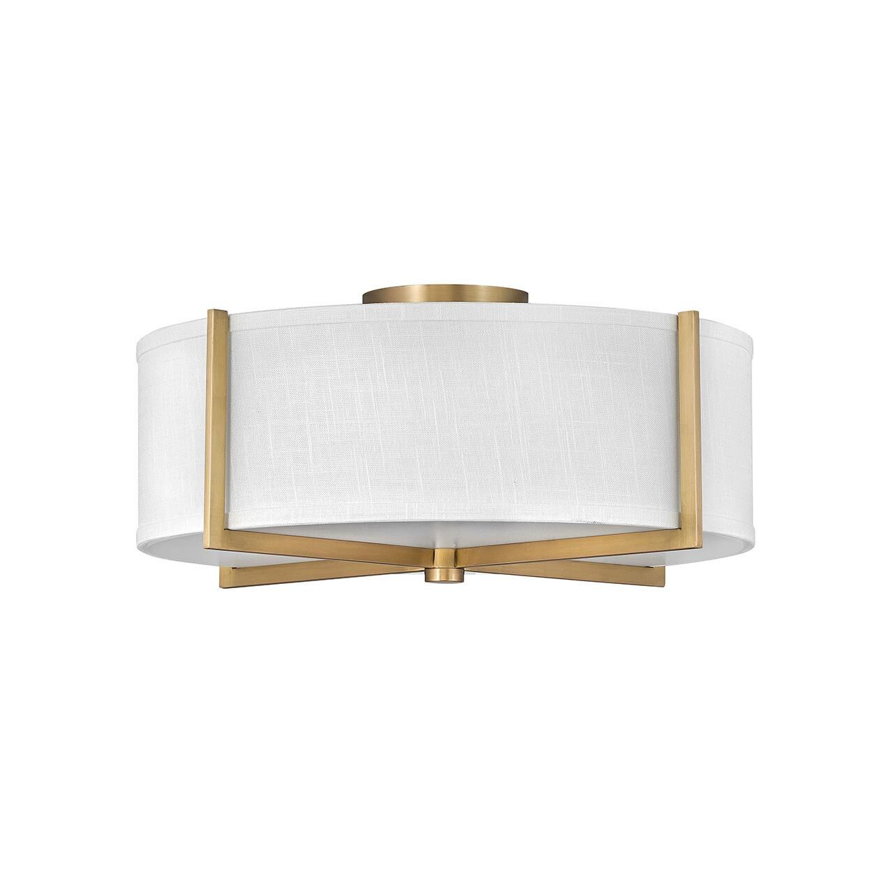 Axis 19 Inch 3 Light LED Semi Flush Mount by Hinkley Lighting