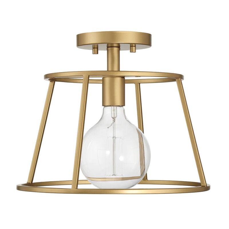 13 Inch Semi Flush Mount by Meridian Lighting